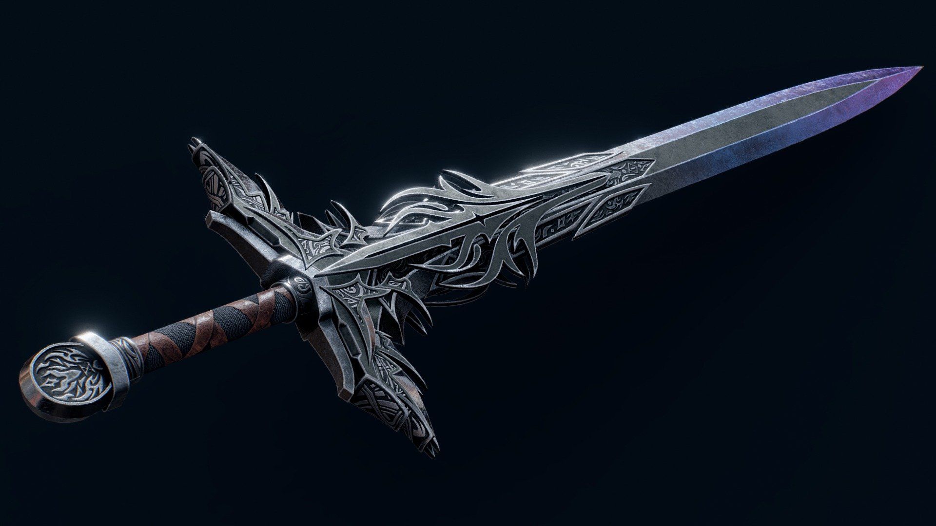 1920x1080 Gradient Fantasy Sword Free 3D model by Mikołaj Michalak (Nillusion) [b48bf2e]