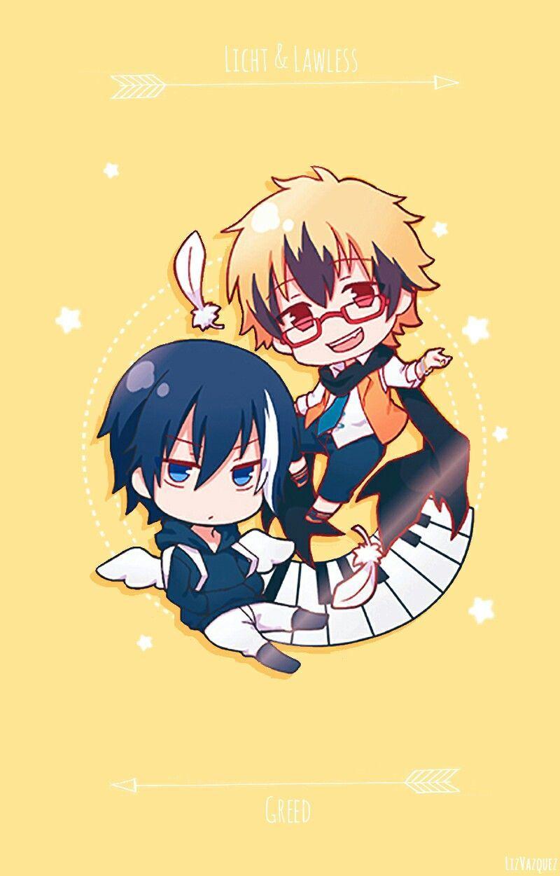 800x1250 Wallpaper Servamp Licht And Lawless Chibi