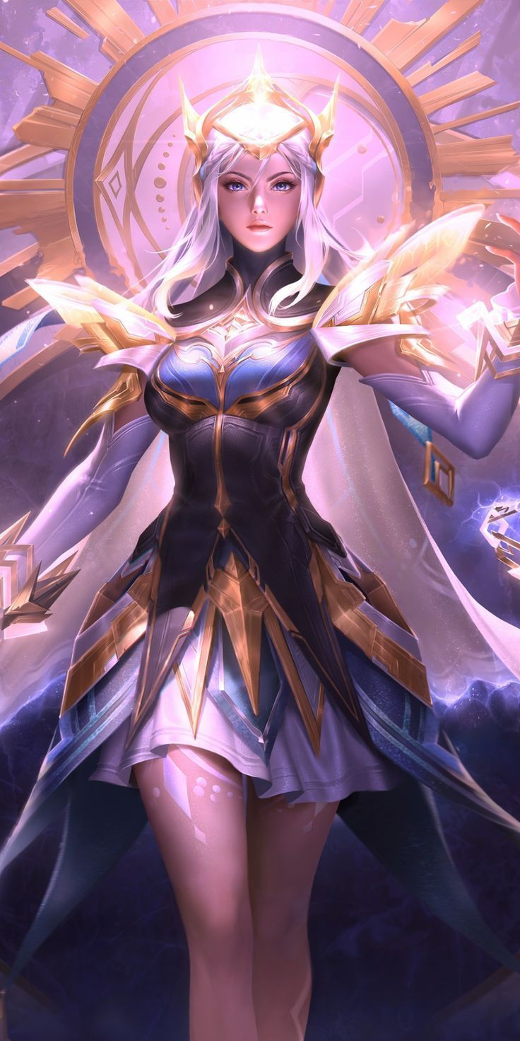 736x1472 Girl Game Character Wallpaper