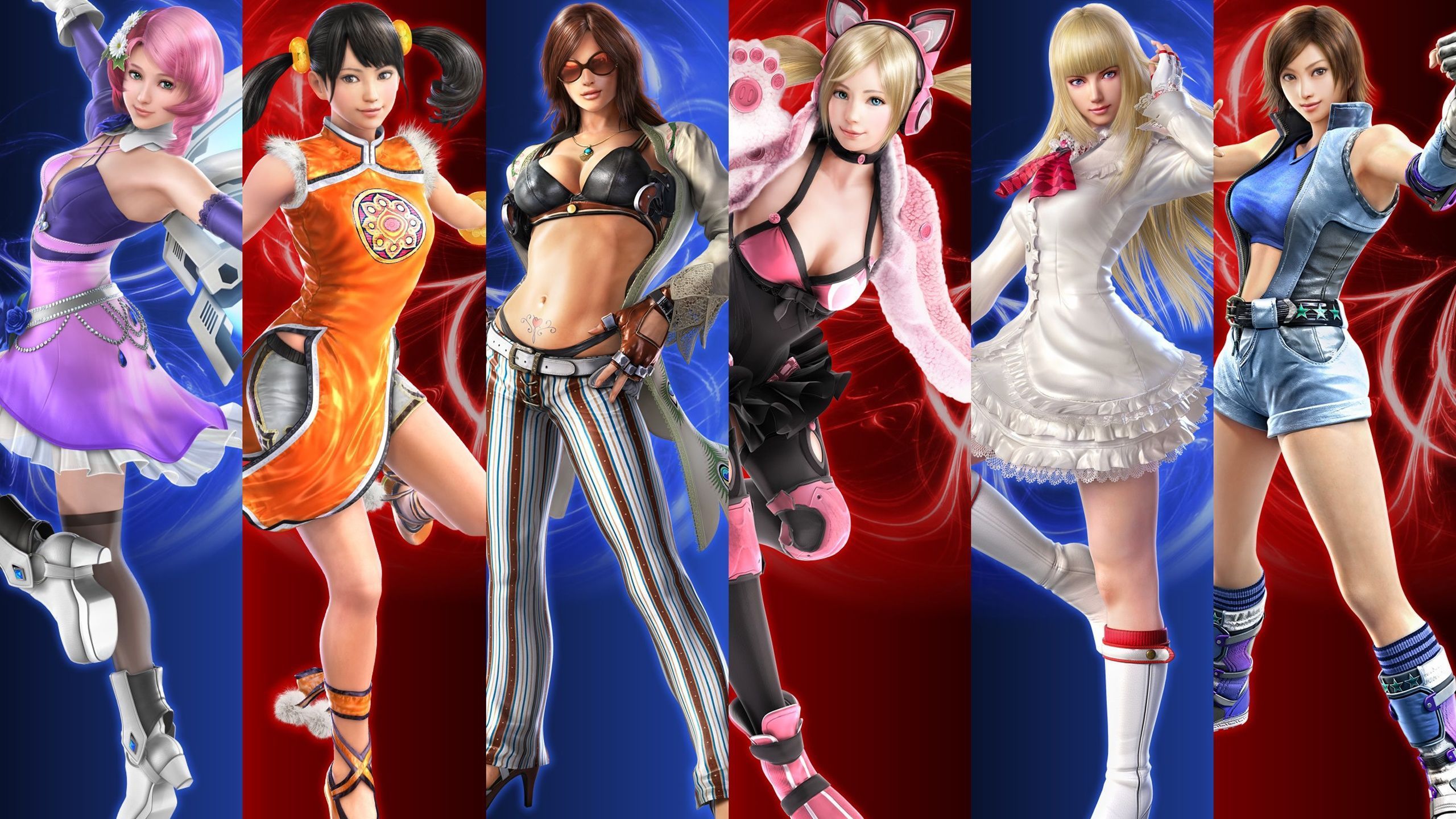 2560x1440 Stunning HD Wallpaper of Female Fighters in Tekken 7