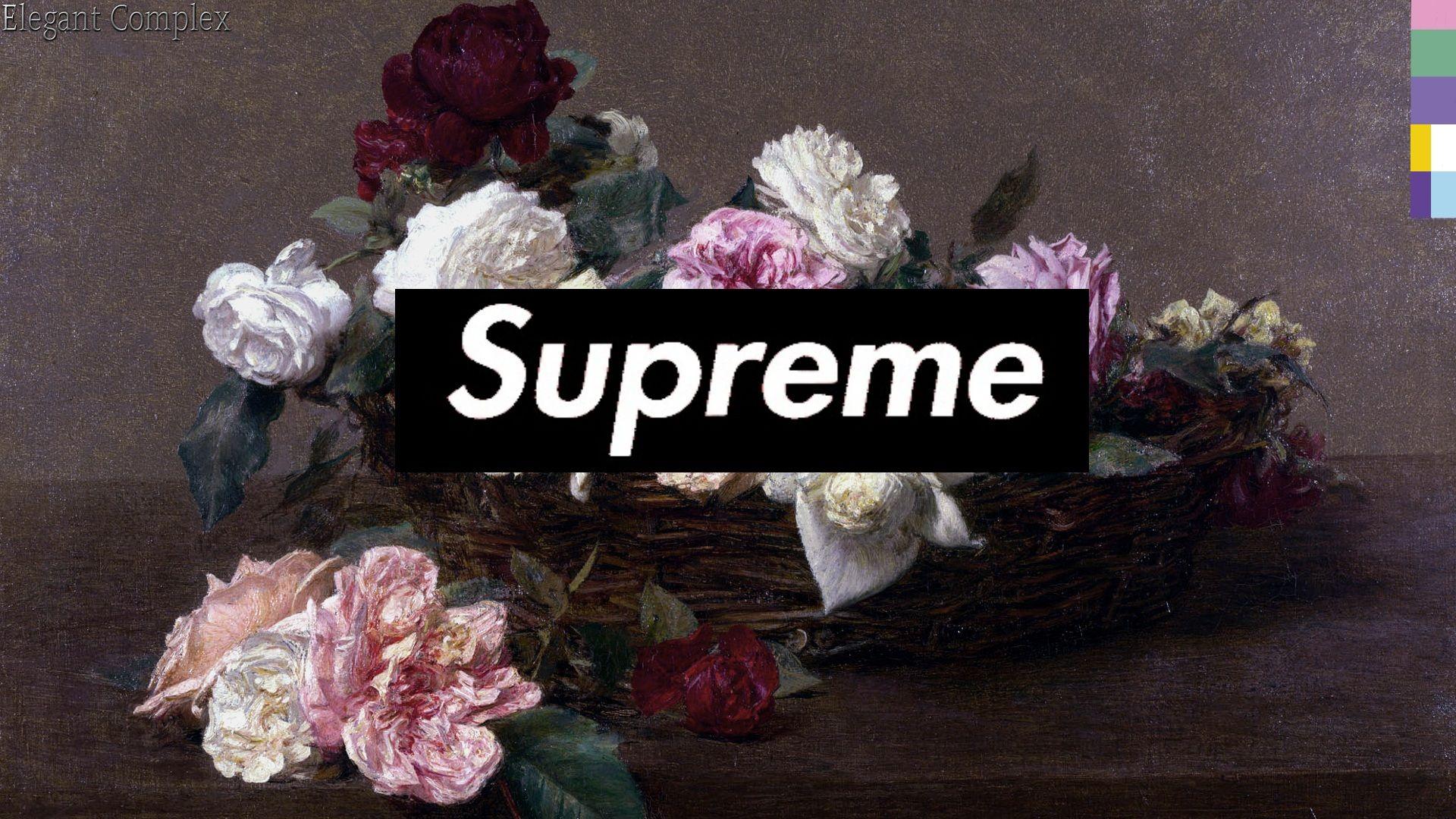 39 Best Free Supreme Floral iPhone Wallpapers ...