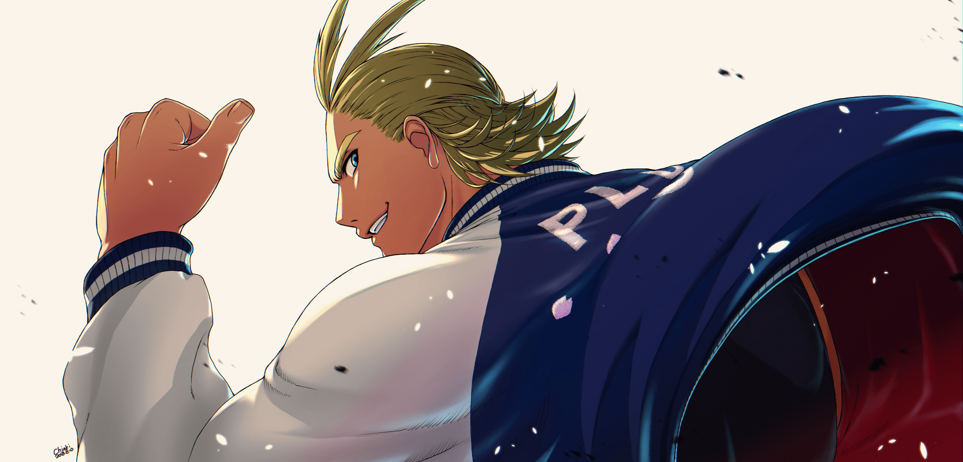 1954x938 All Might no Hero Academia Anime Image Board