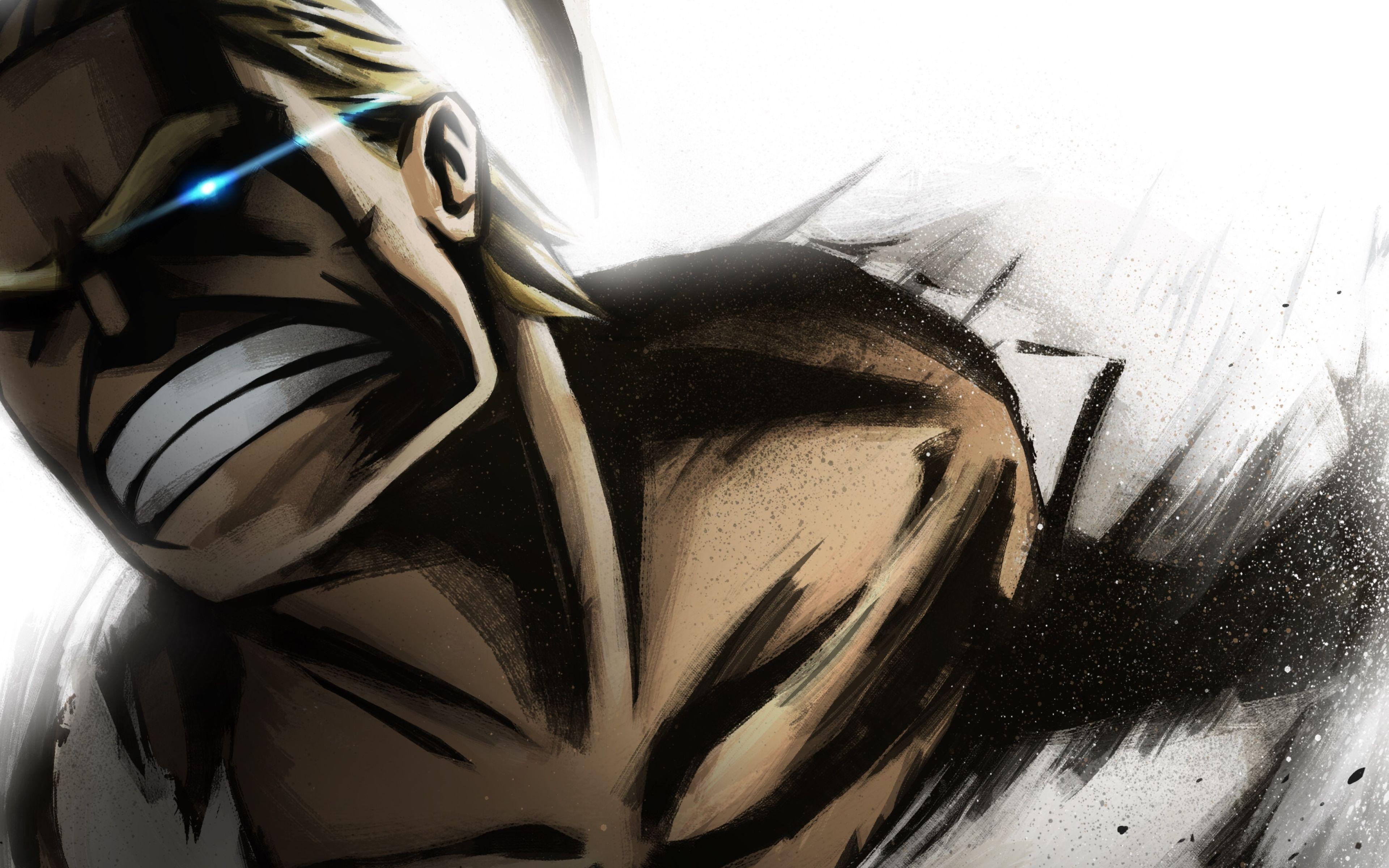 3840x2400 Download wallpaper 4k, Toshinori Yagi, artwork, My Hero Academia
