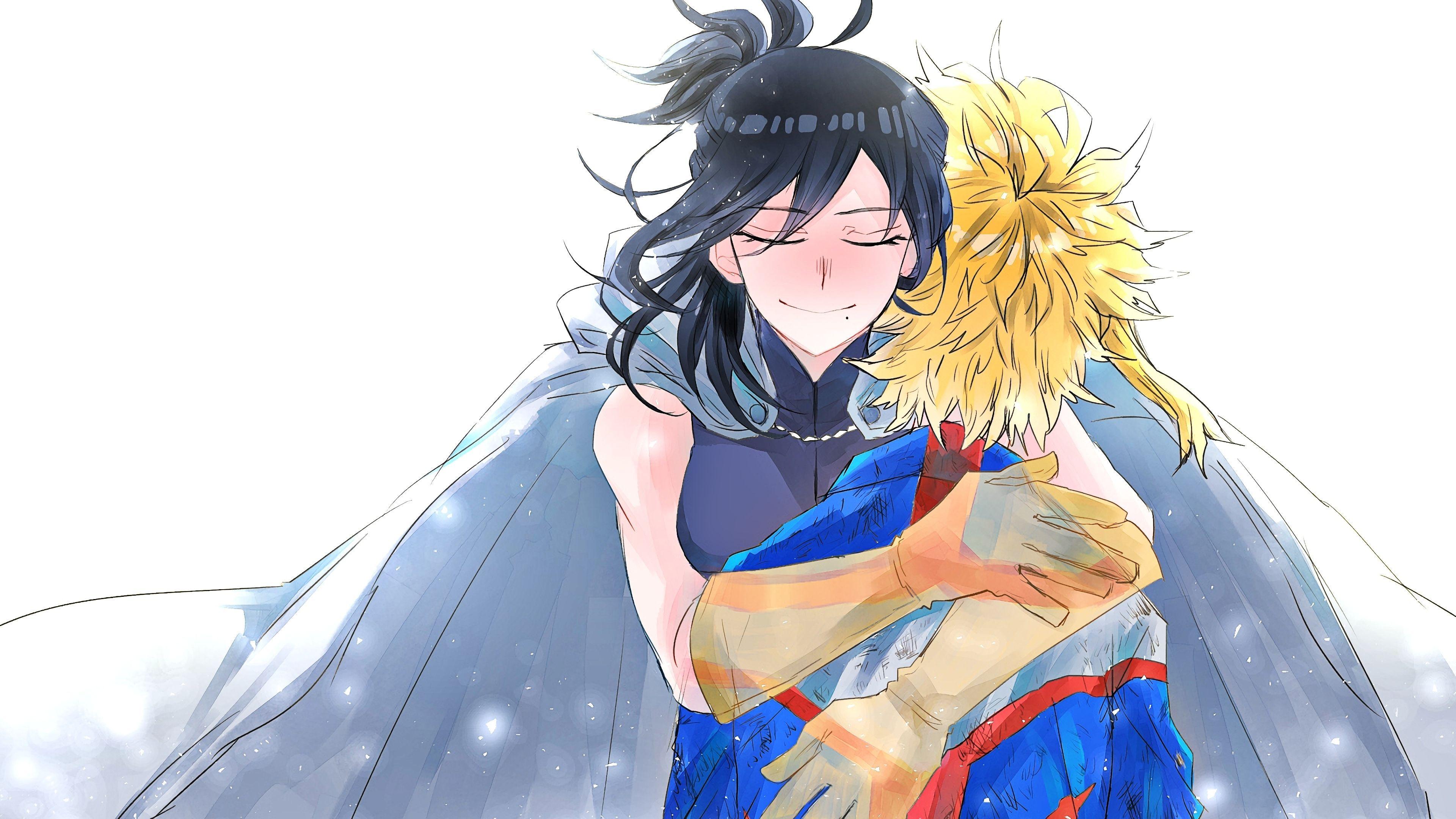 3840x2160 Hd High Resolution Wallpaper All Might Toshinori Yagi Nana Shimura