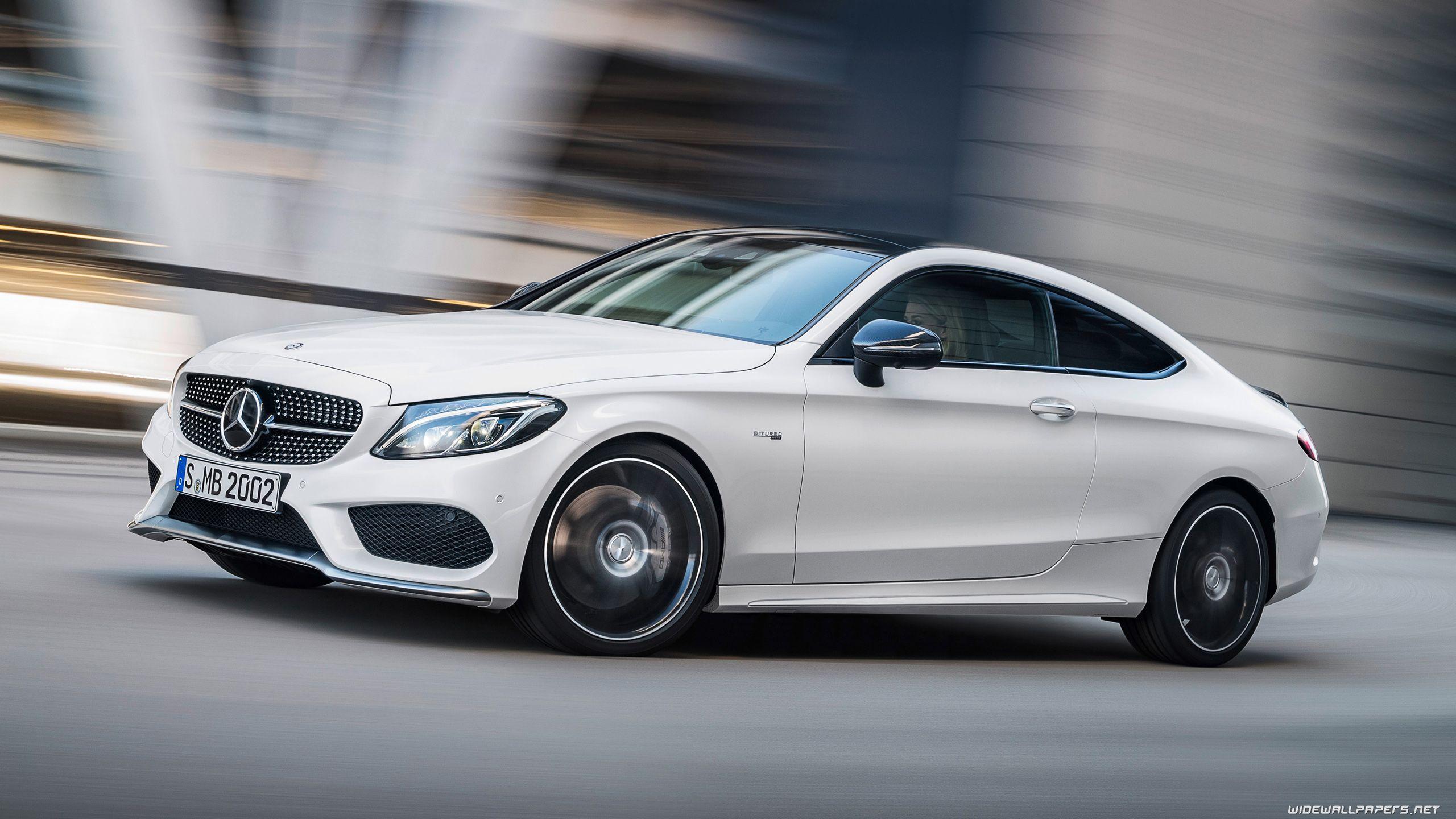 2560x1440 Mercedes Benz C Class Coupe Cars Desktop Wallpaper 4K Ultra HD