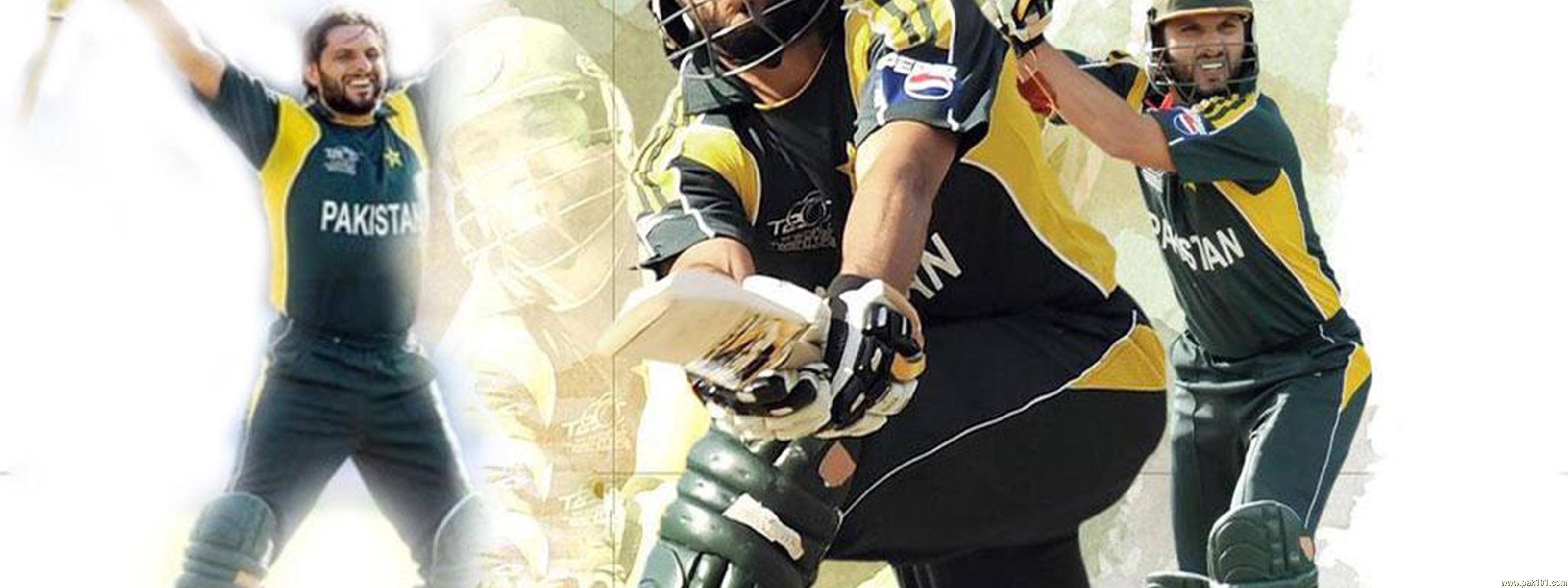 3200x1200 Wallpaper > Cricketers > Shahid Afridi > Shahid Afridi high quality