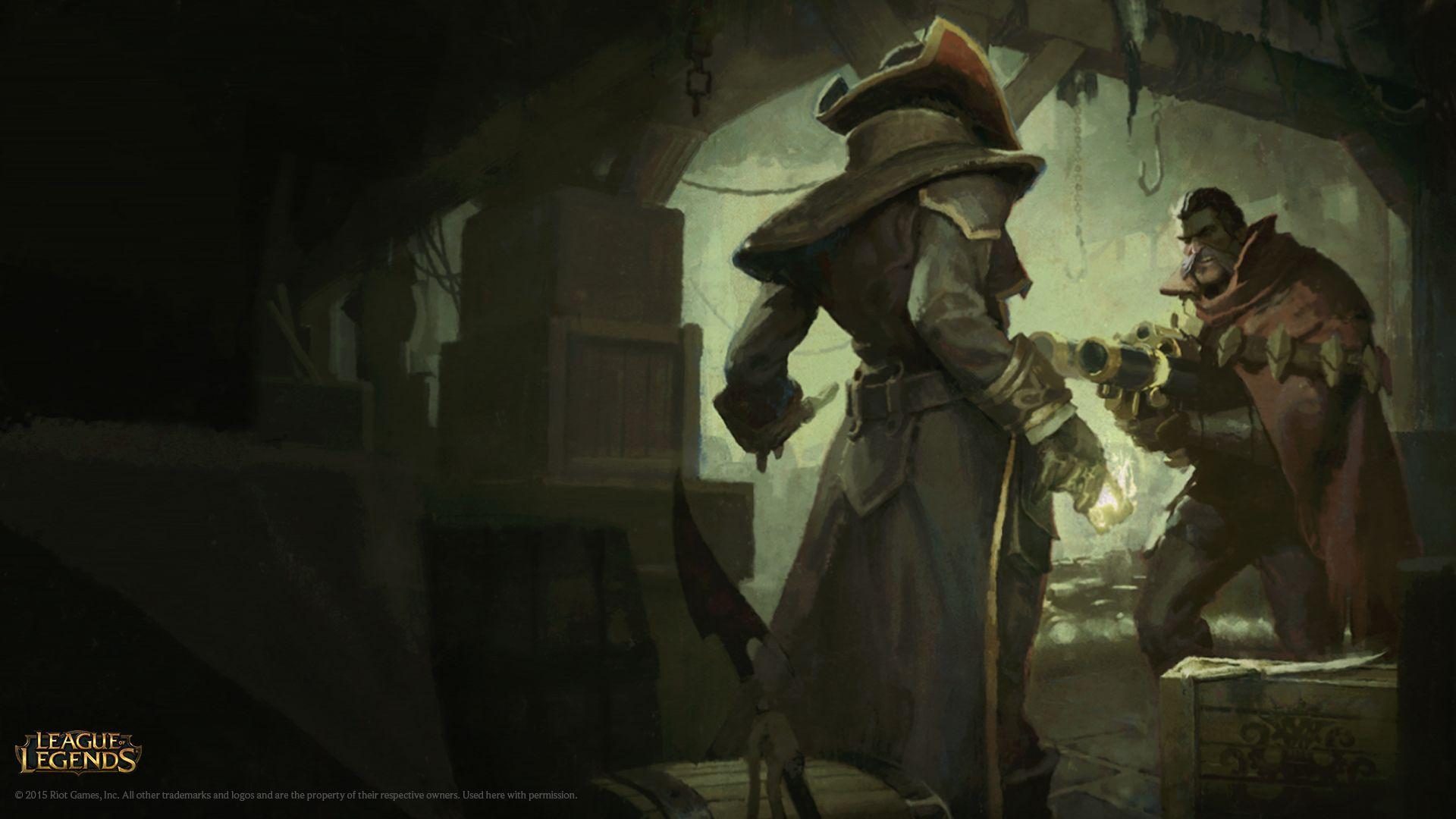 1920x1080 Twisted Fate vs Graves Wallpaper of Legends Wallpaper
