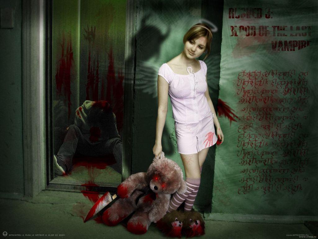 1024x768 Free download Horror desktop wallpaper scary image picture