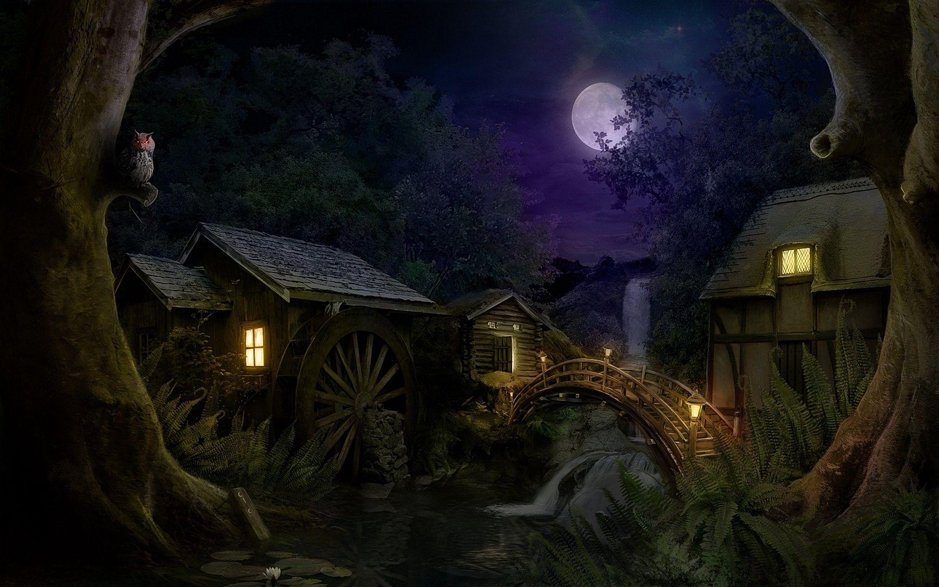 Dark Mountain Village Wallpapers - Top Free Dark Mountain Village ...