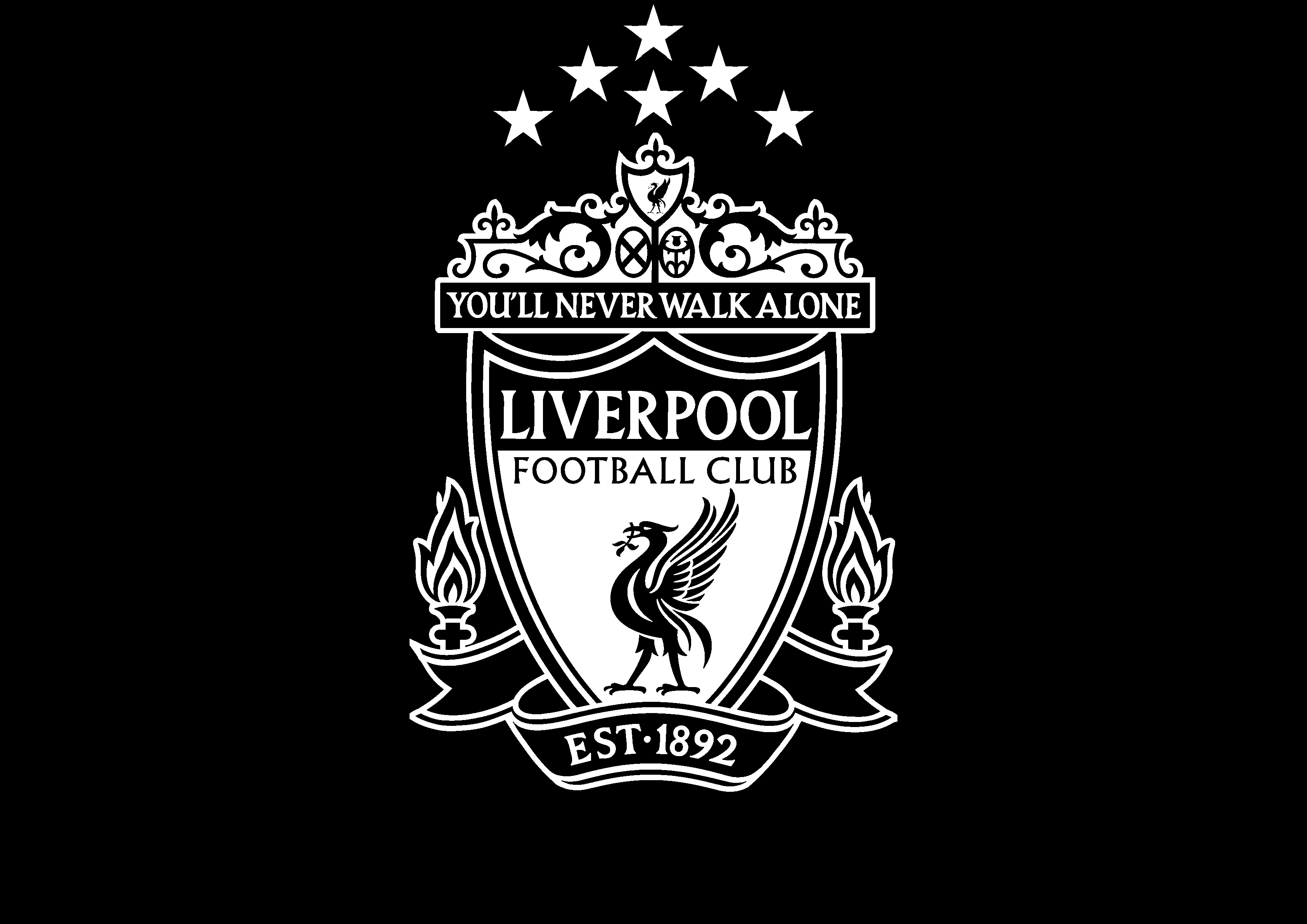 3370x2383 Chỉ là hình nền logo đen trắng dễ dàng cho bạn bè của chúng tôi sử dụng chế độ tối: LiverpoolFC