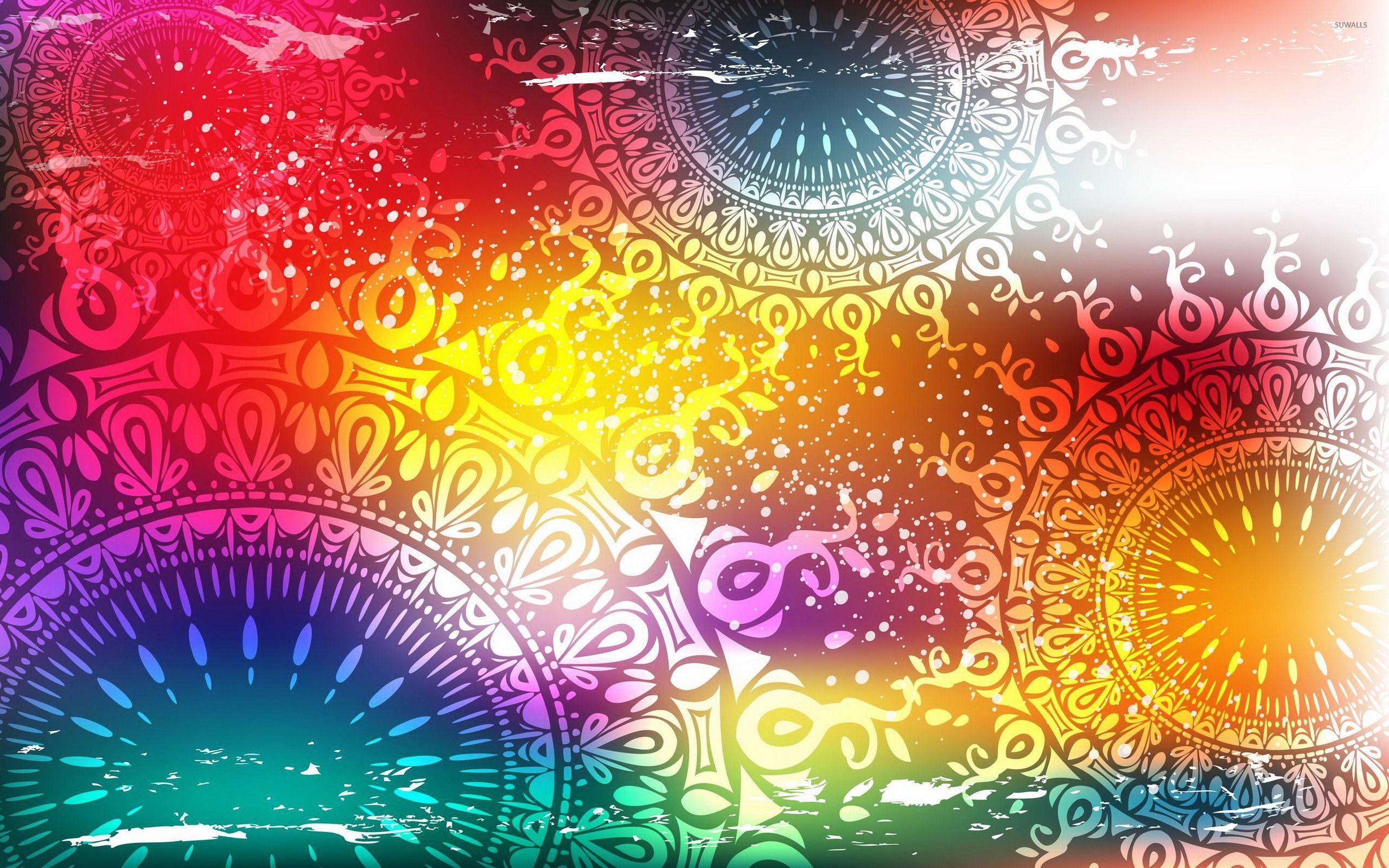 2560x1600 Psychedelic suns wallpaper wallpaper