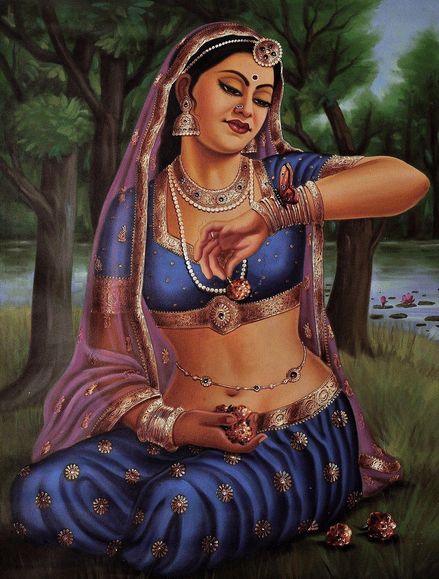 1496x1972 Indian Village Woman Painting. Explore