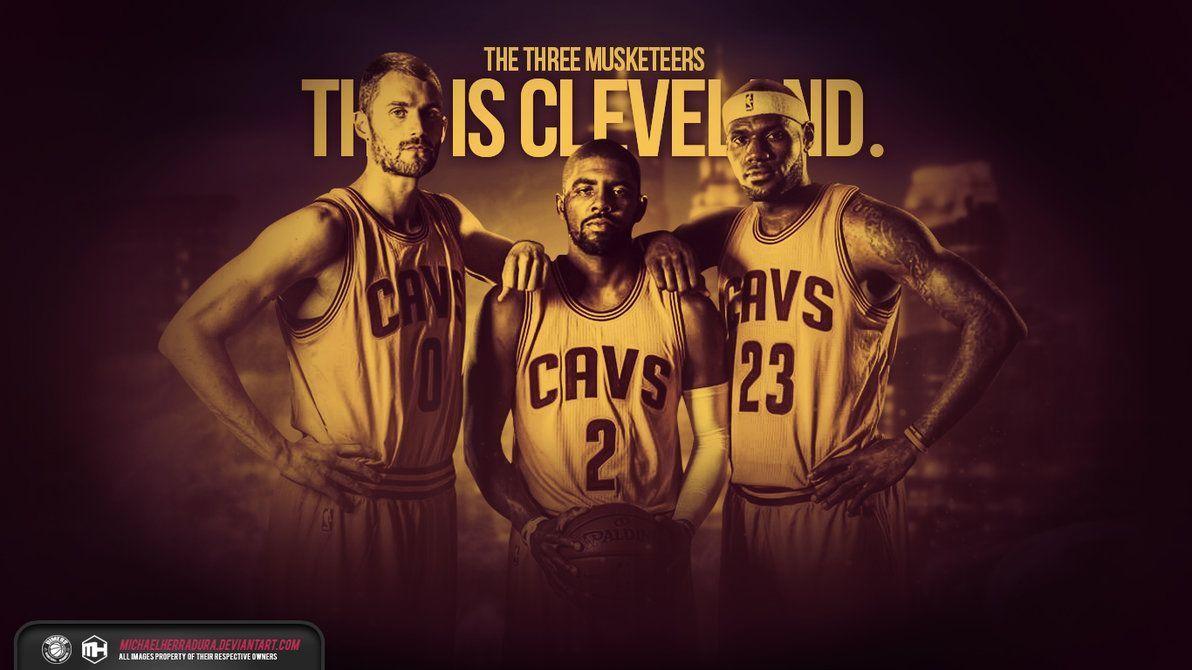 1192x670 Cleveland Cavaliers The Three Musketeers wallpaper