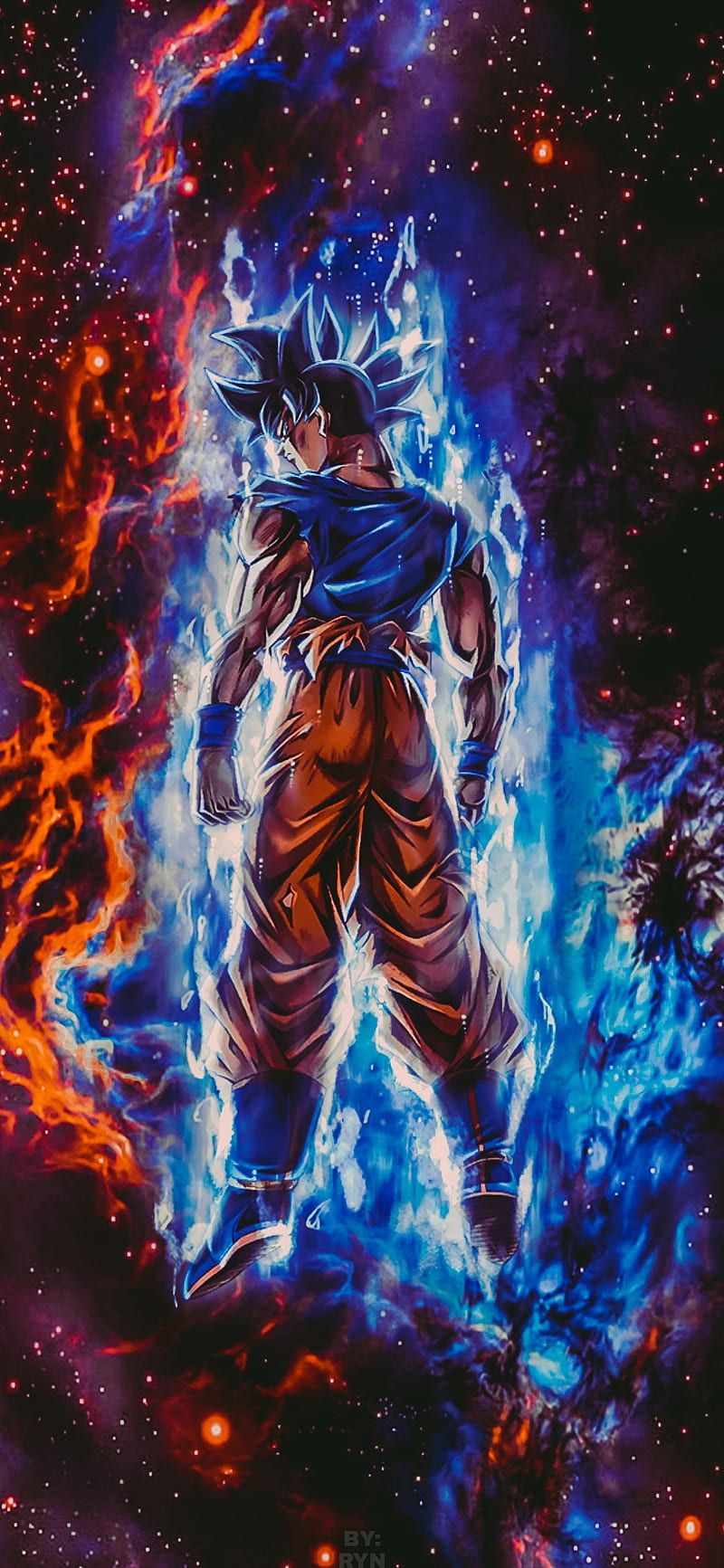 800x1733 Goku (Ultra Instinct), Dragon Ball Super, Dragon Ball, Anime, HD phone wallpaper