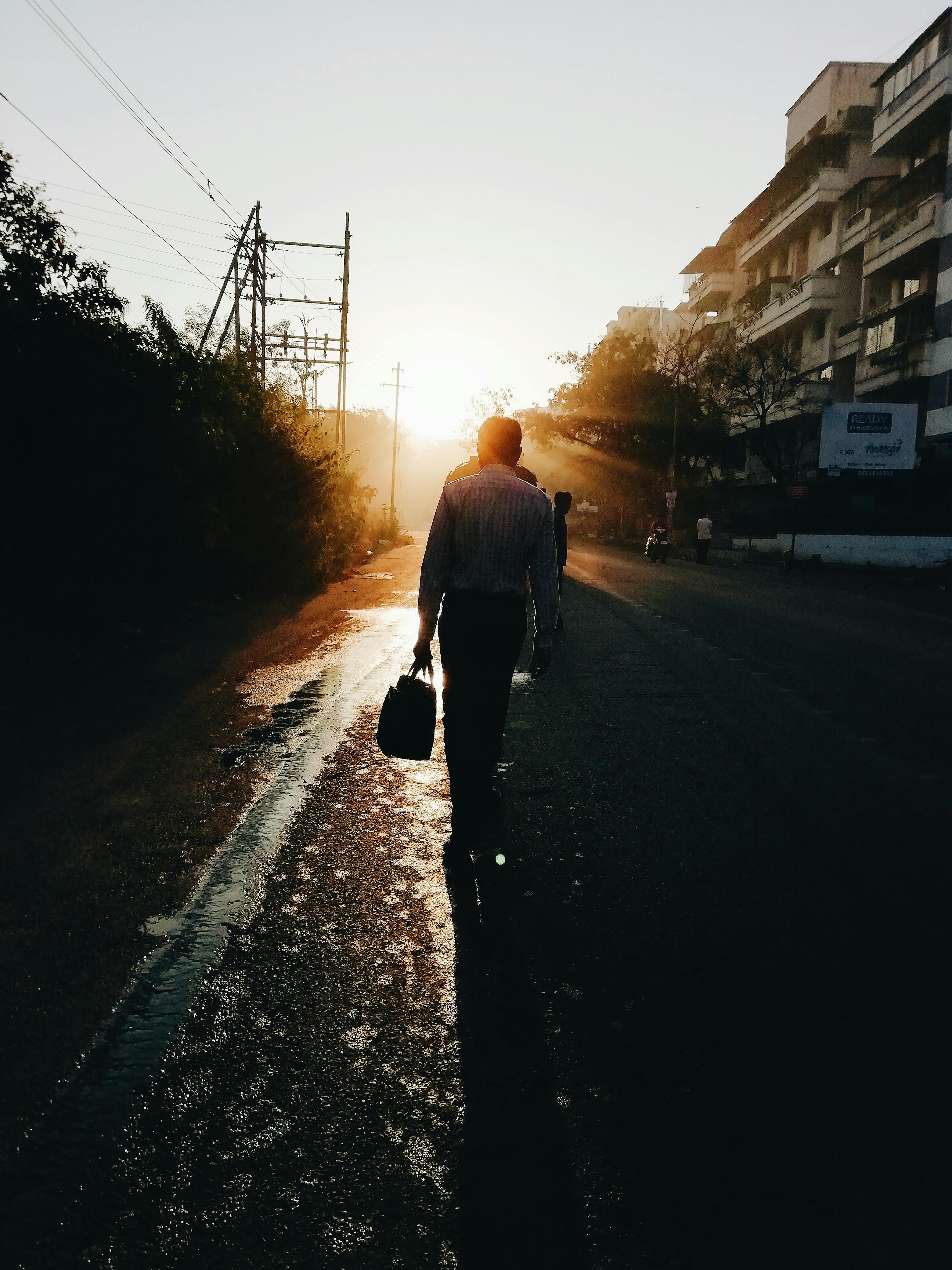 3120x4160 Man Walking on the Street · Free