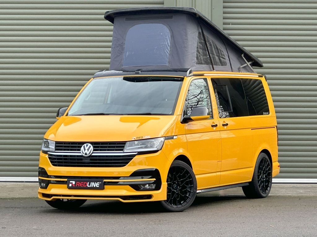 1024x768 New 2023 VW Transporter T6.1 Manual Chrome Yellow SWB Redline Sport Campervan