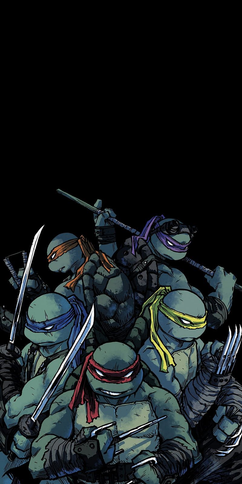 800x1600 Teenage Mutant, turtle, HD phone wallpaper