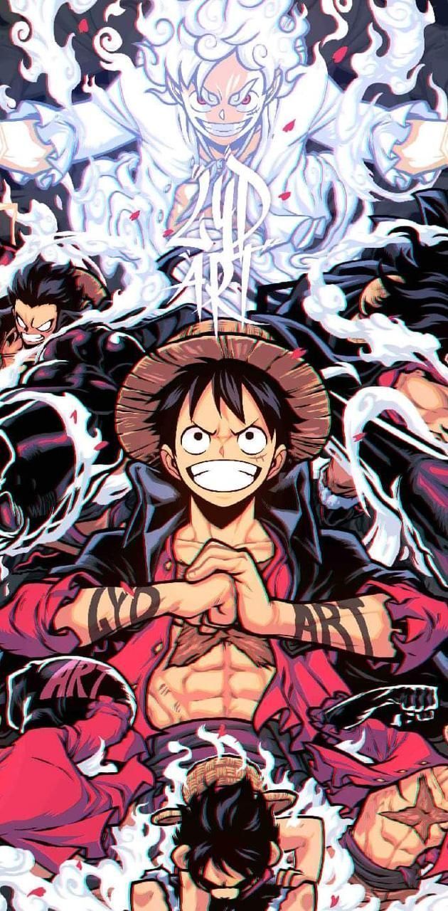 630x1280 Luffy Gear 4 And 5 Wallpaper HD