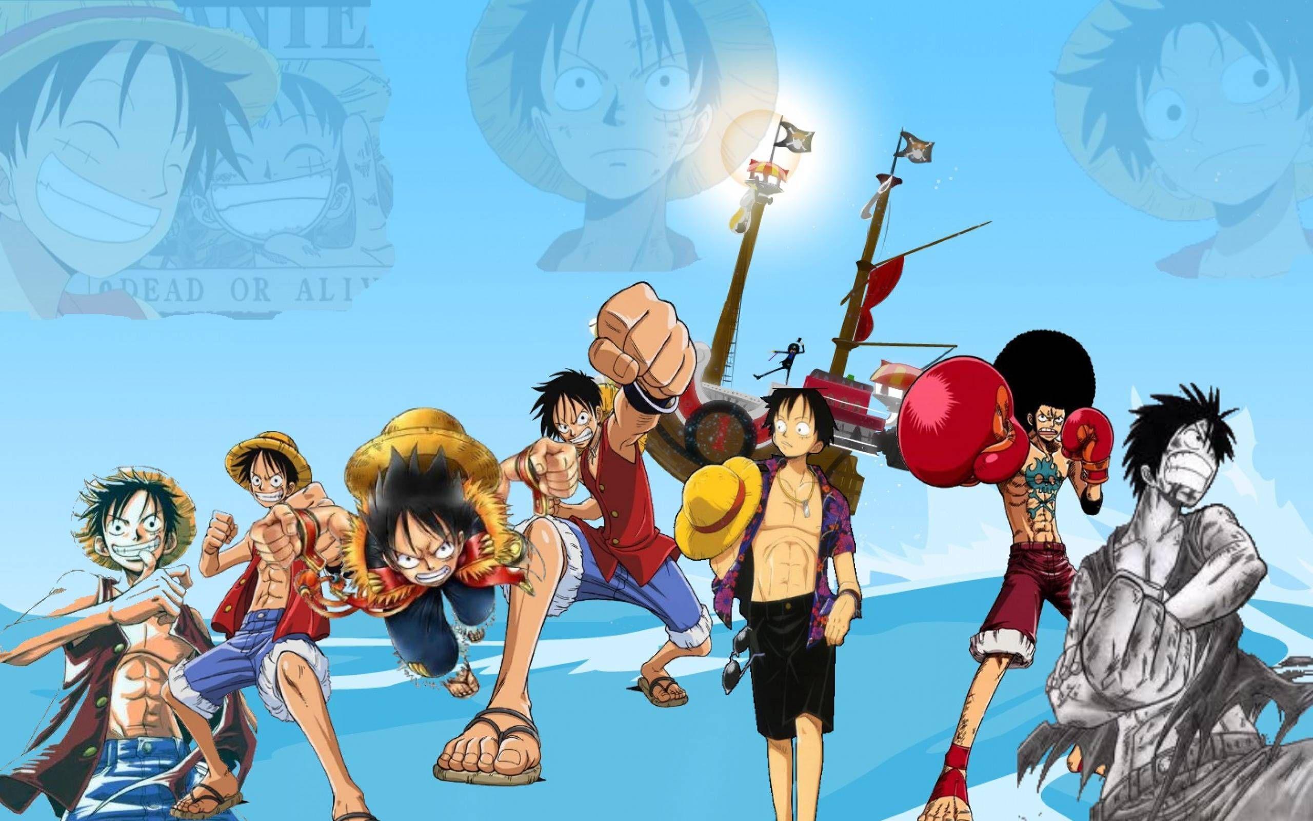 2560x1600 Luffy All Gears Wallpaper