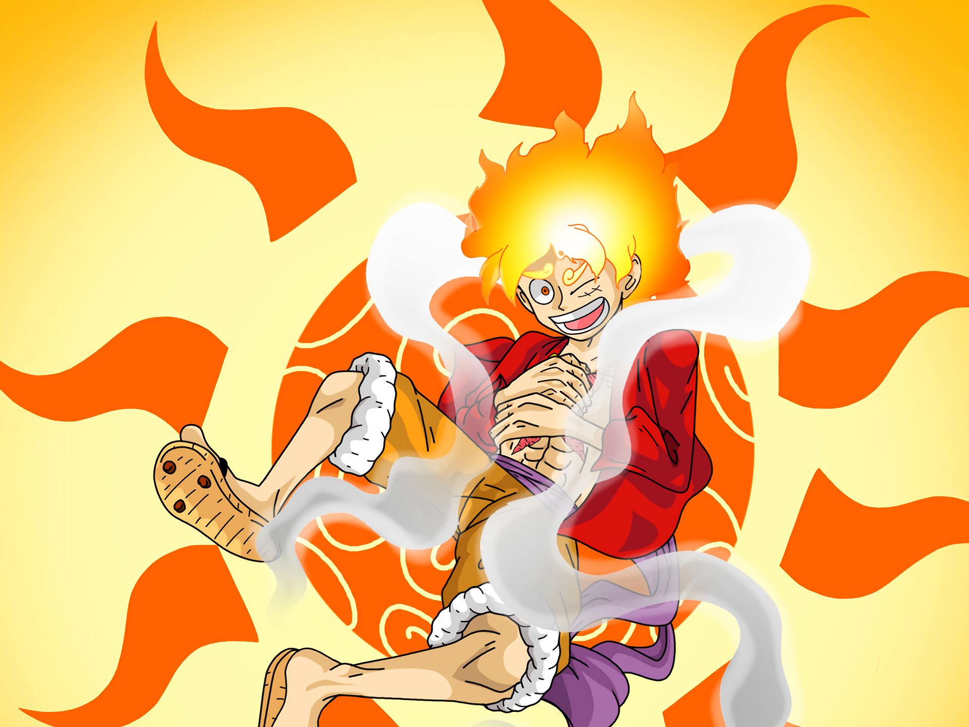 1920x1440 Desktop wallpaper: Gear 5 (One Piece), Anime, One Piece, Monkey D Luffy 4K free download for PC. 520589