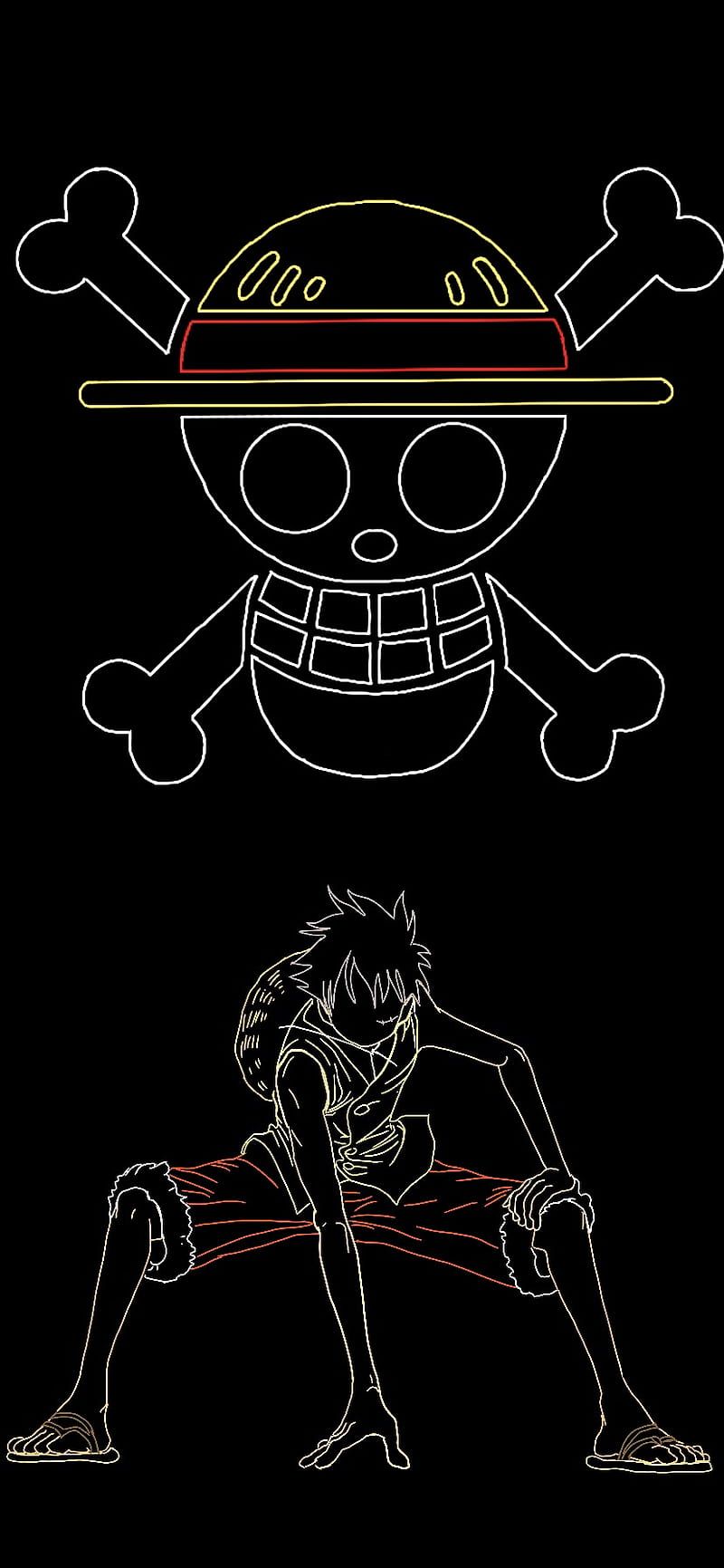 800x1731 Luffy Second Gear v anime, king of the pirates, monkey d luffy, mugiwara, one piece, HD phone wallpaper