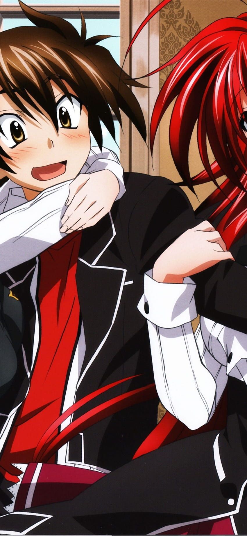 850x1841 High School Dxd, Rias Gremory, Asia Argento, Issei Hyoudou, Redhead for iPhone 11 Pro & X, hyoudou issei HD phone wallpaper
