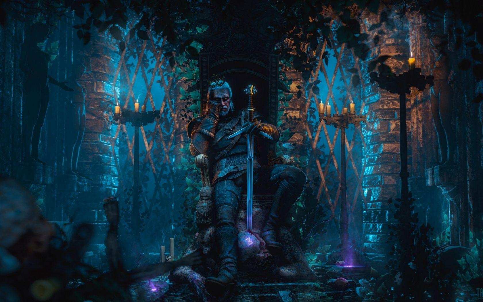 1680x1050 Download 1680x1050 wallpaper geralt of rivia, the witcher, video