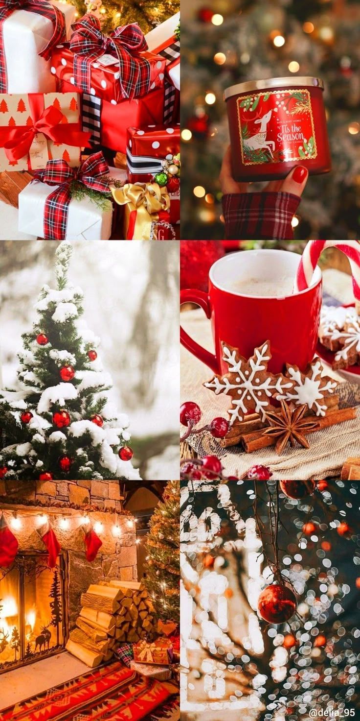 736x1472 Christmas red aesthetic