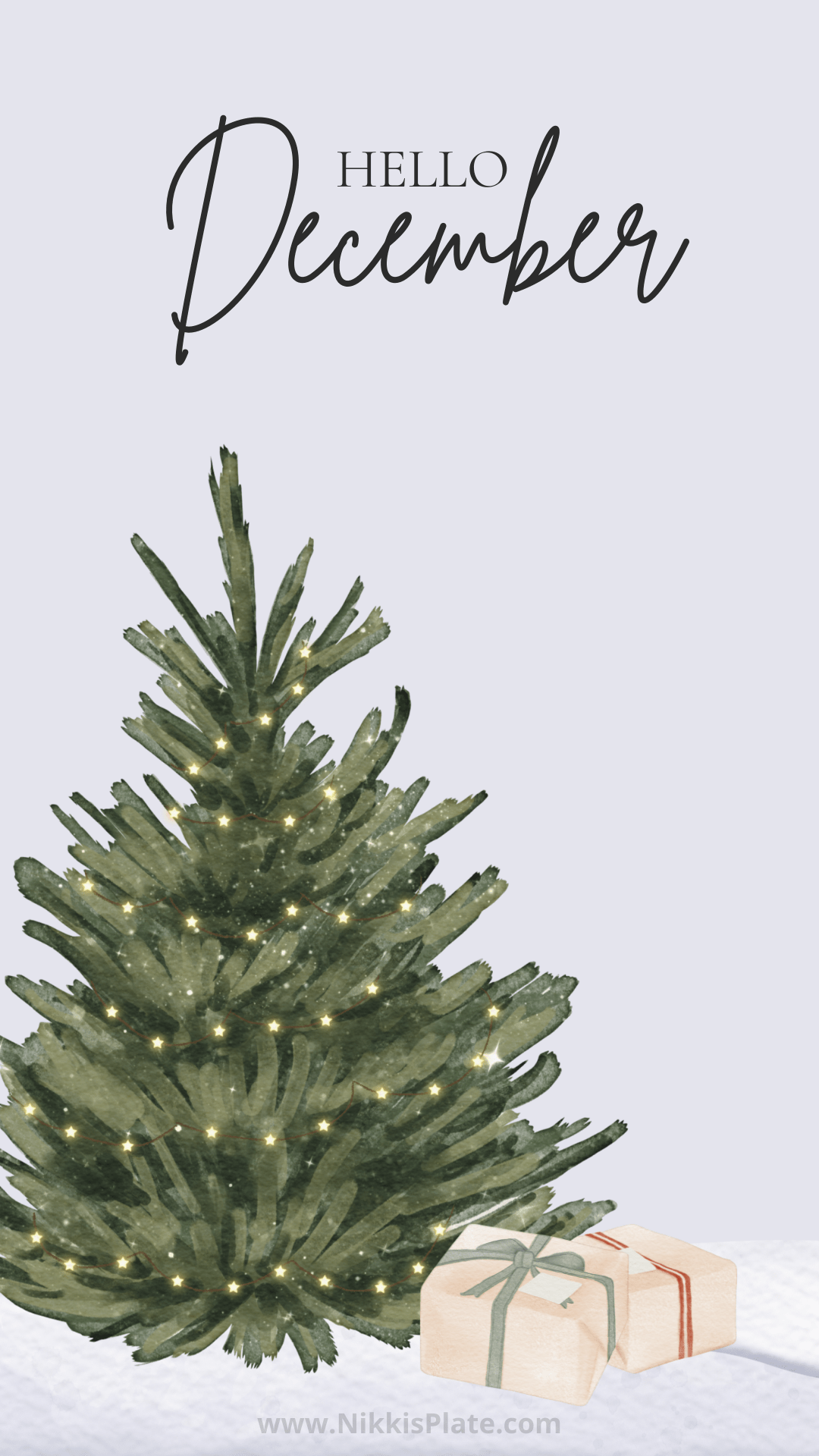 1080x1920 Cute Christmas iPhone Wallpaper Background (EASY DOWNLOAD)