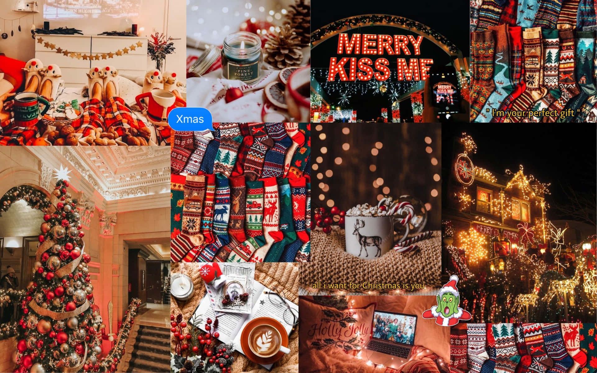 1920x1200 Download Enjoy the Holiday Season with an Aesthetic Christmas Laptop Wallpaper