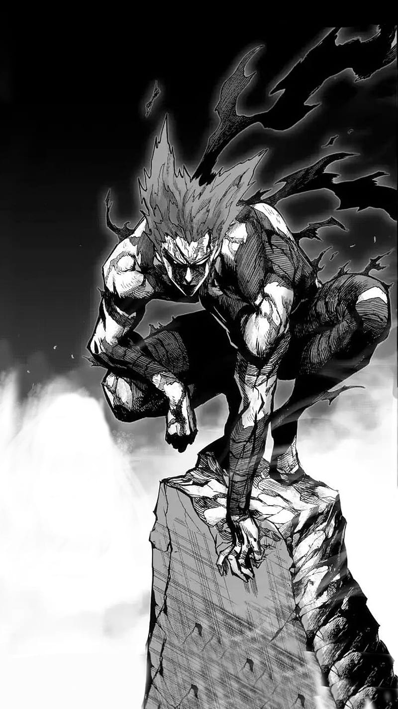 800x1422 Garou, one punch man, art, manga, anime, monster, HD phone wallpaper