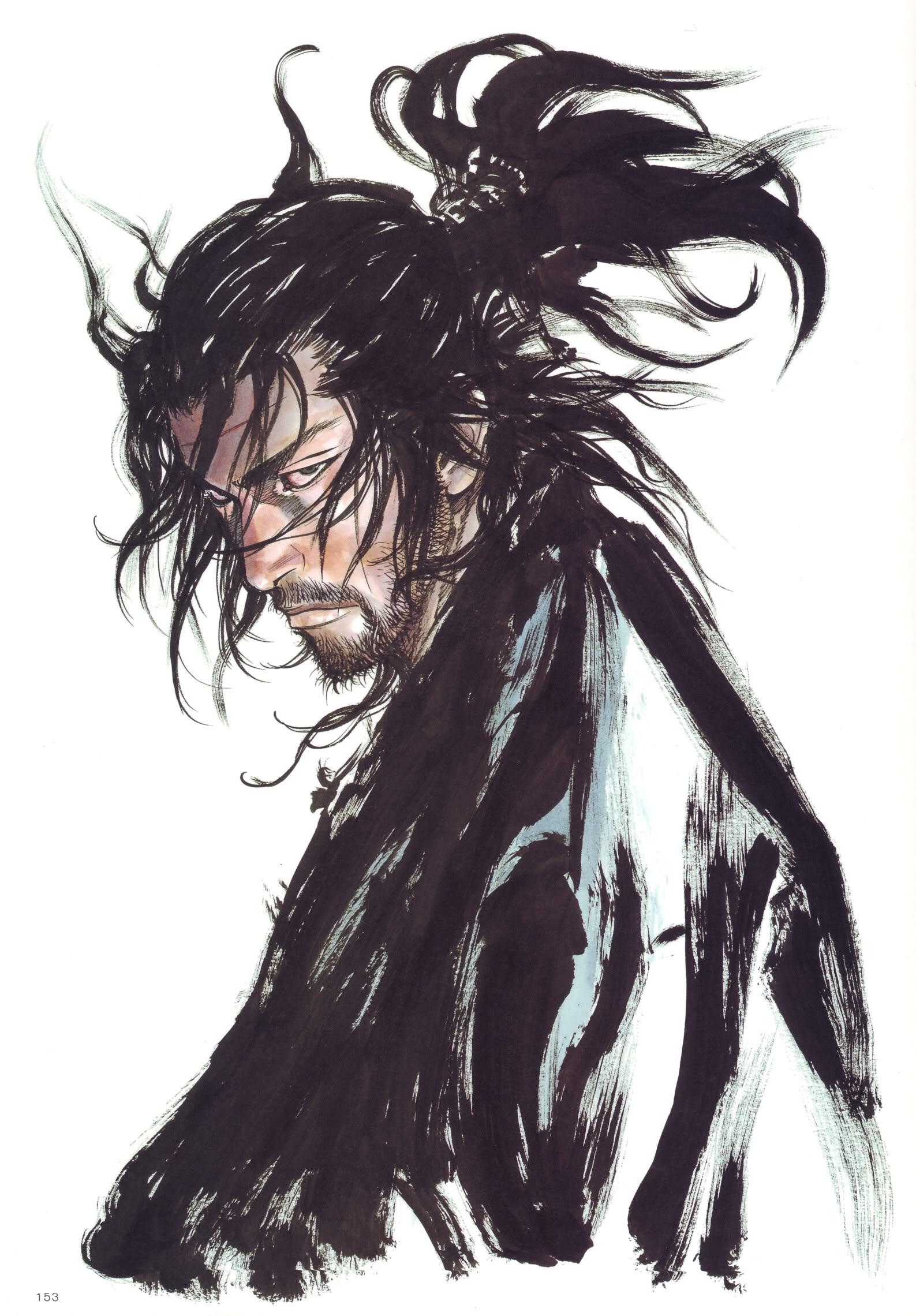 1587x2280 Musashi, Takehiko Inoue, Ink, 1998