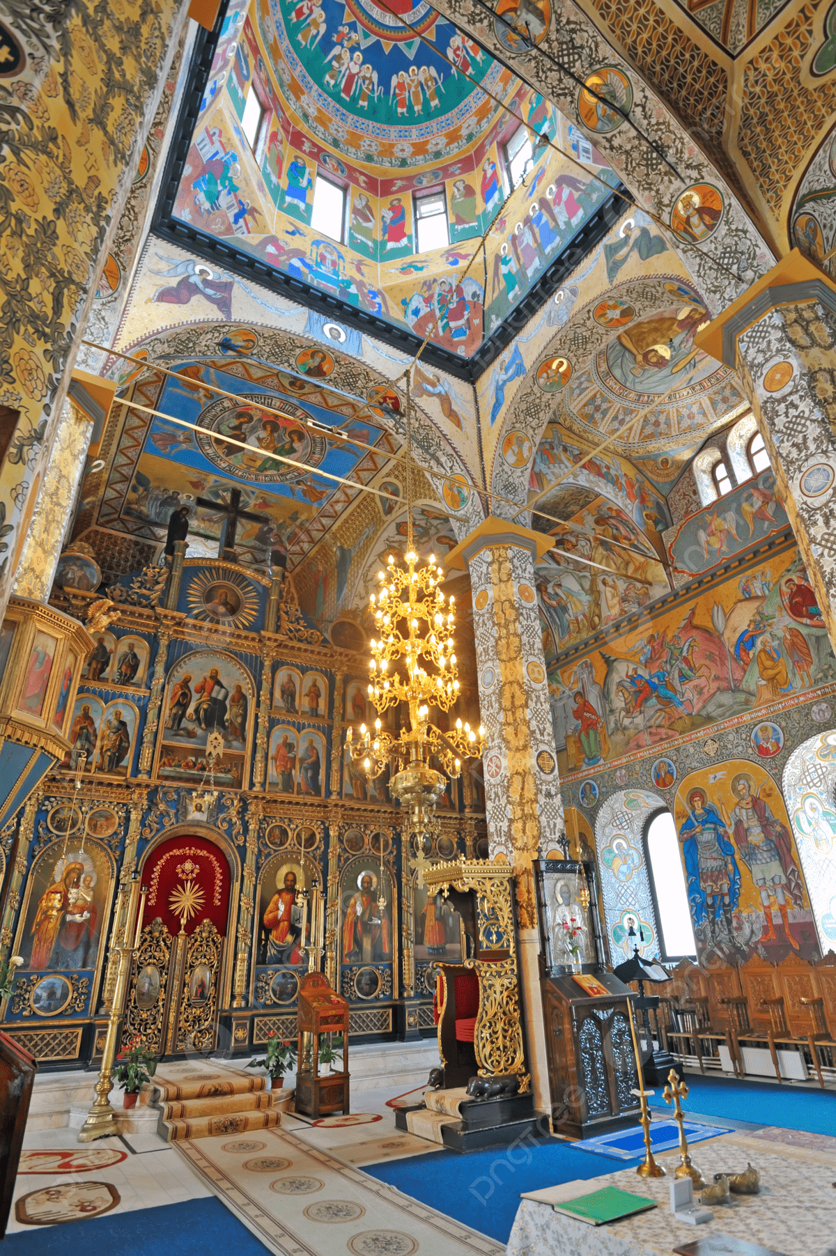 1200x1803 Interior Of The Orthodox Church Blood Ortodox Orthodoxy Photo Background Wallpaper Image For Free Download