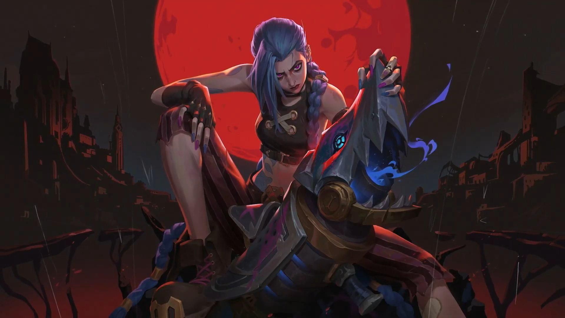 1920x1080 Arcane Jinx Unbound Splash Art
