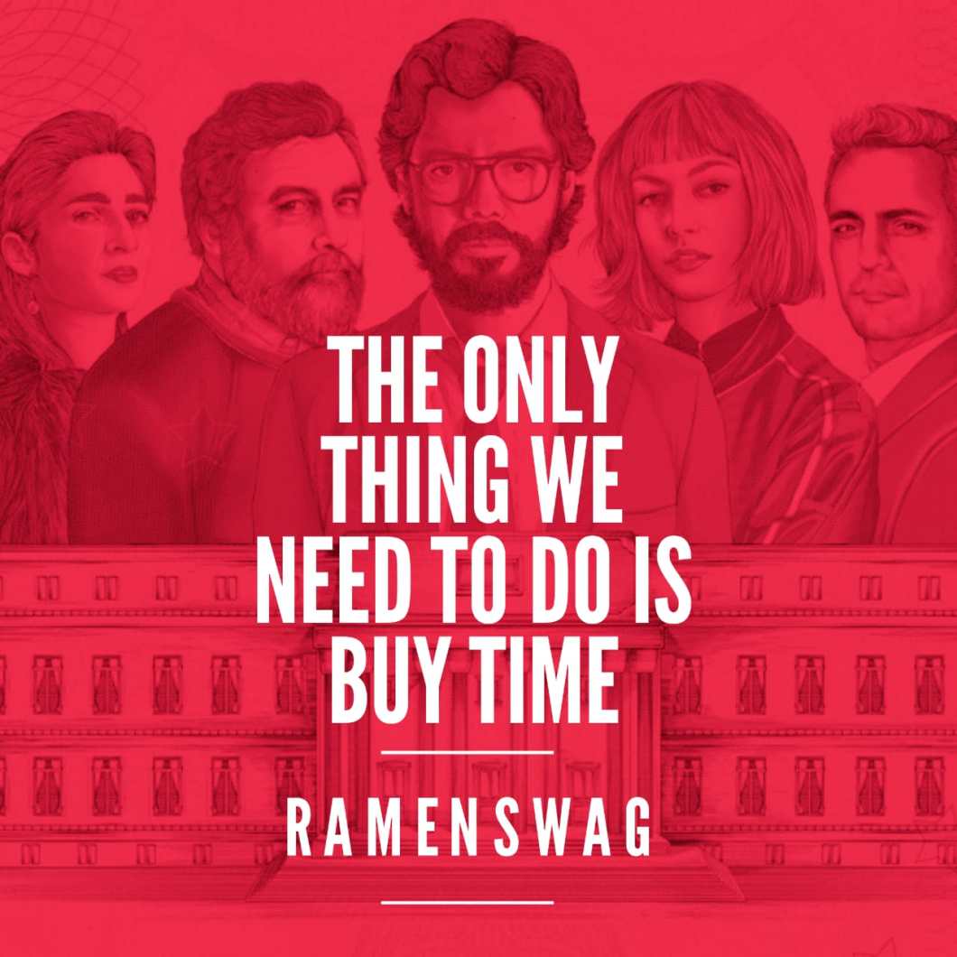 1060x1060 La Casa De Papel Quotes Wallpaper To Kickstart Your Day!