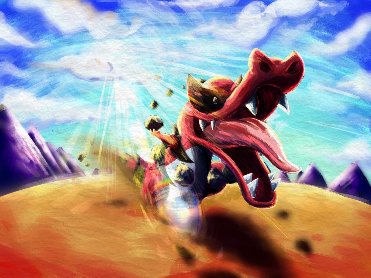 1280x960 Krookodile