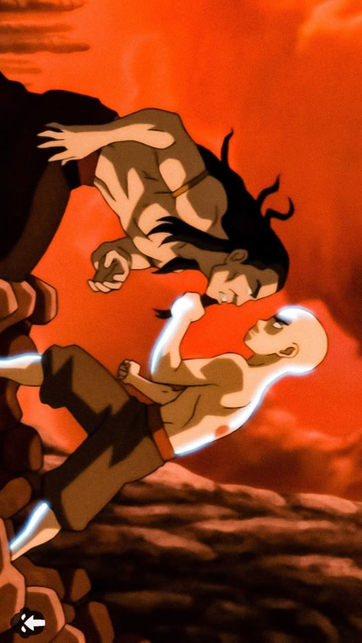 736x1308 Firelord Ozai x Aang Wallpaper