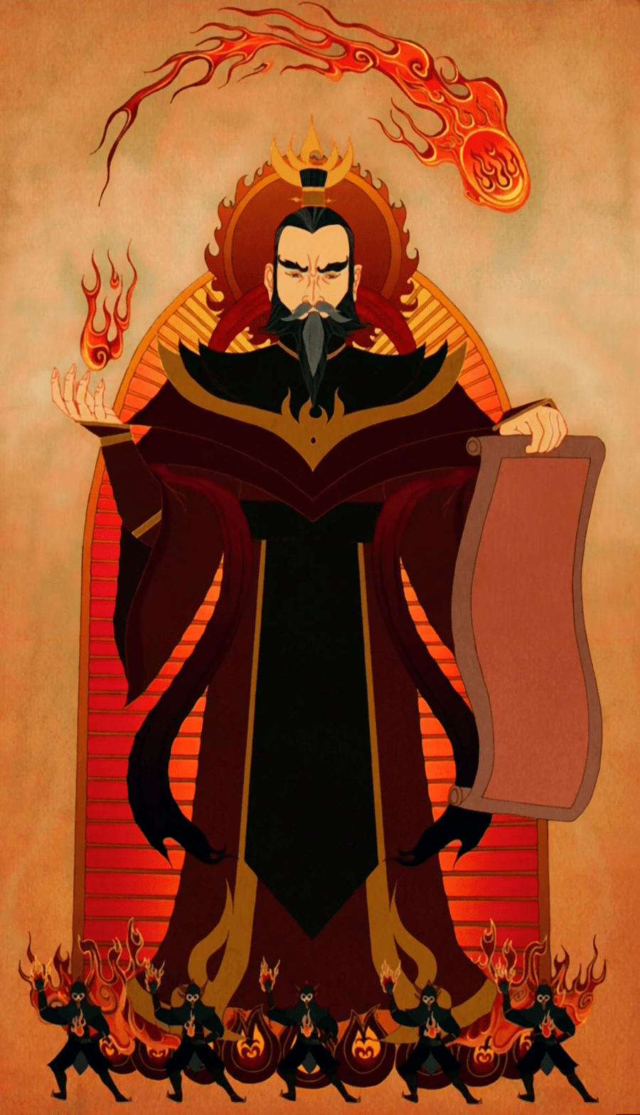 900x1567 Fire Lord Ozai Wallpaper