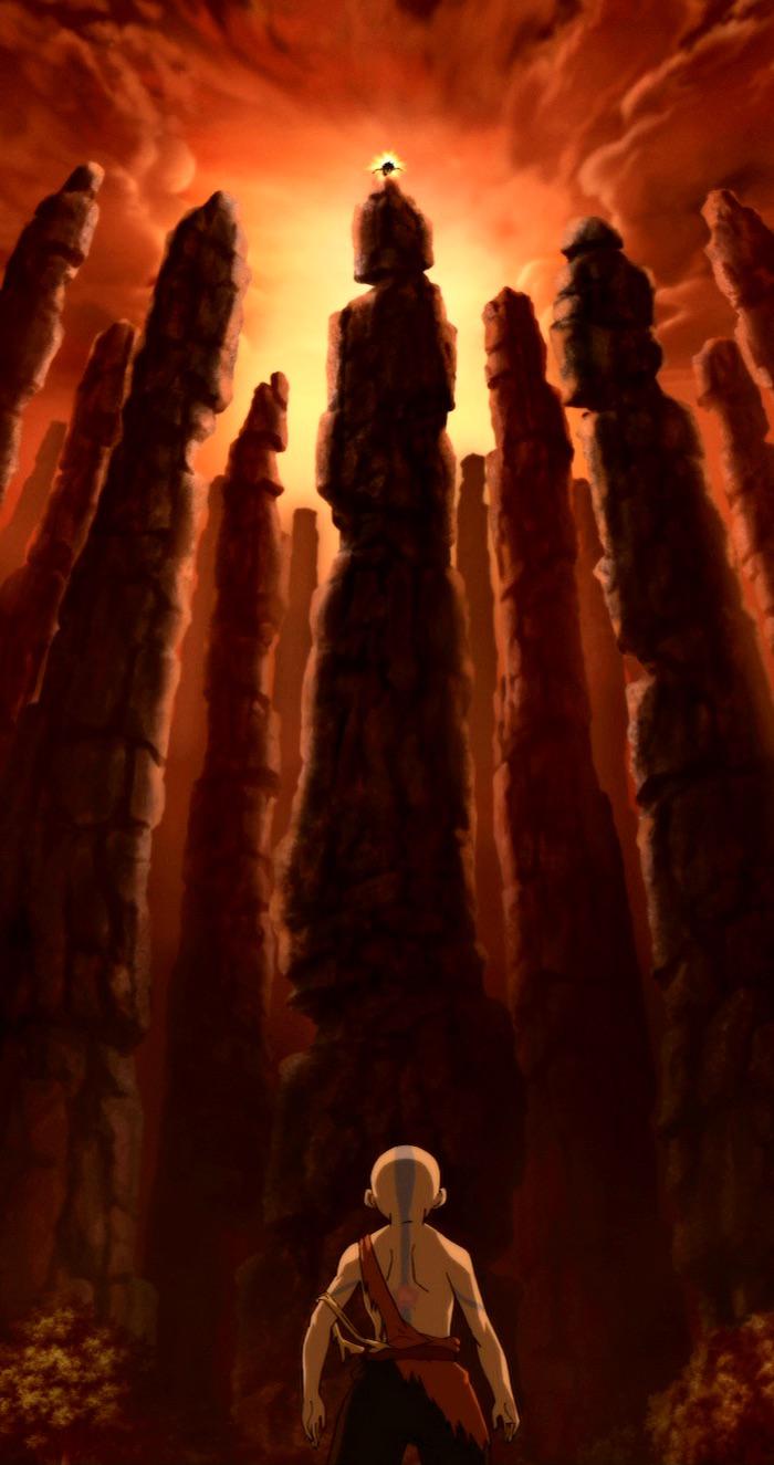 700x1325 Aang vs. Ozai (Panoramic)
