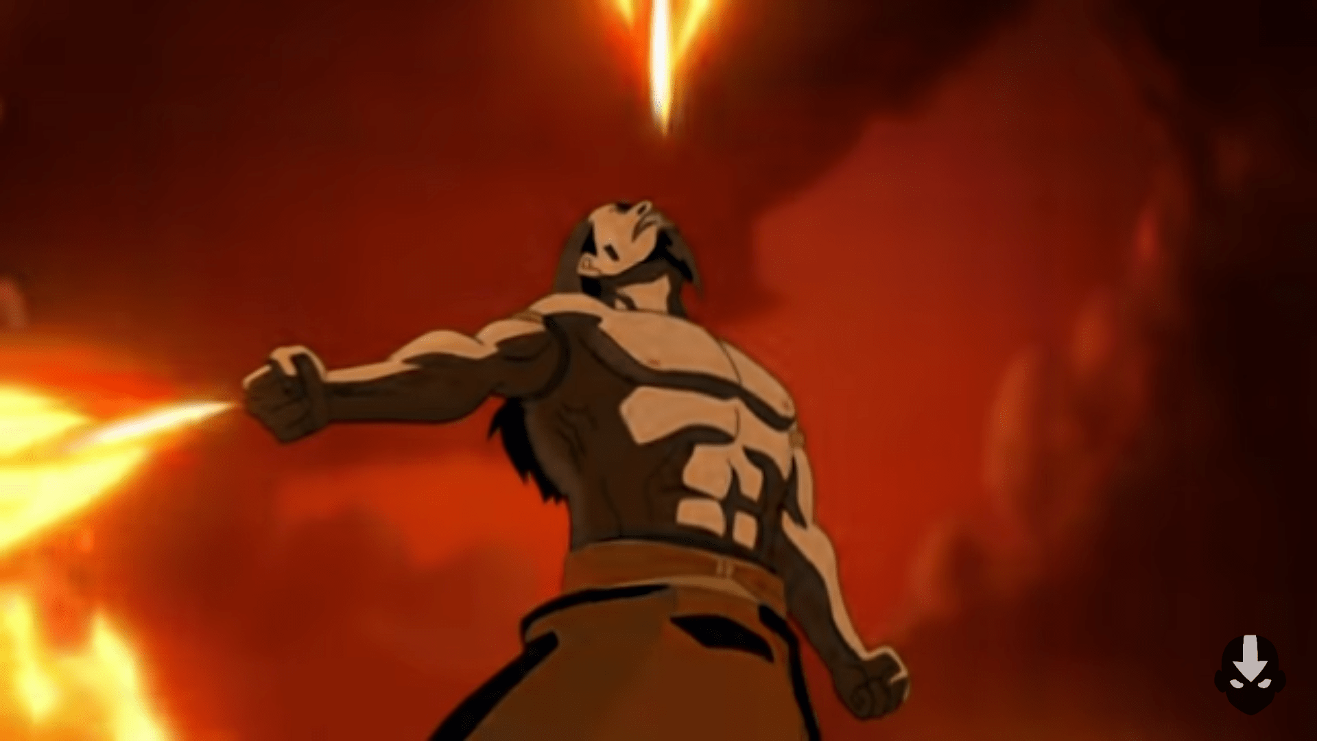1920x1080 If Aang wasn't a pacifist, Ozai would have died because of this pointless display of power