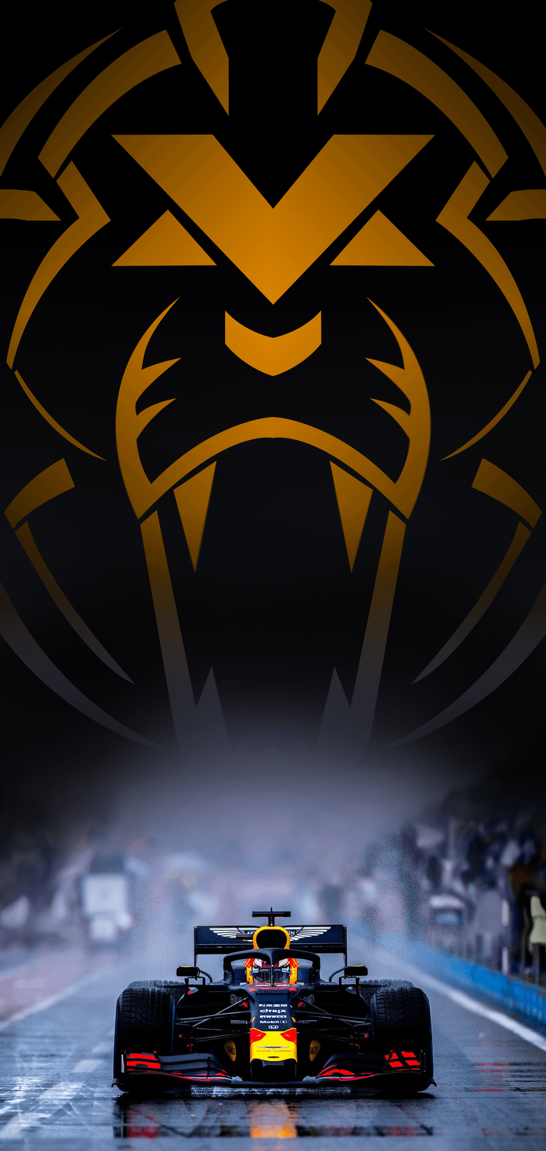 1080x2276 Max Verstappen's RB15 [Mobile Wallpaper]