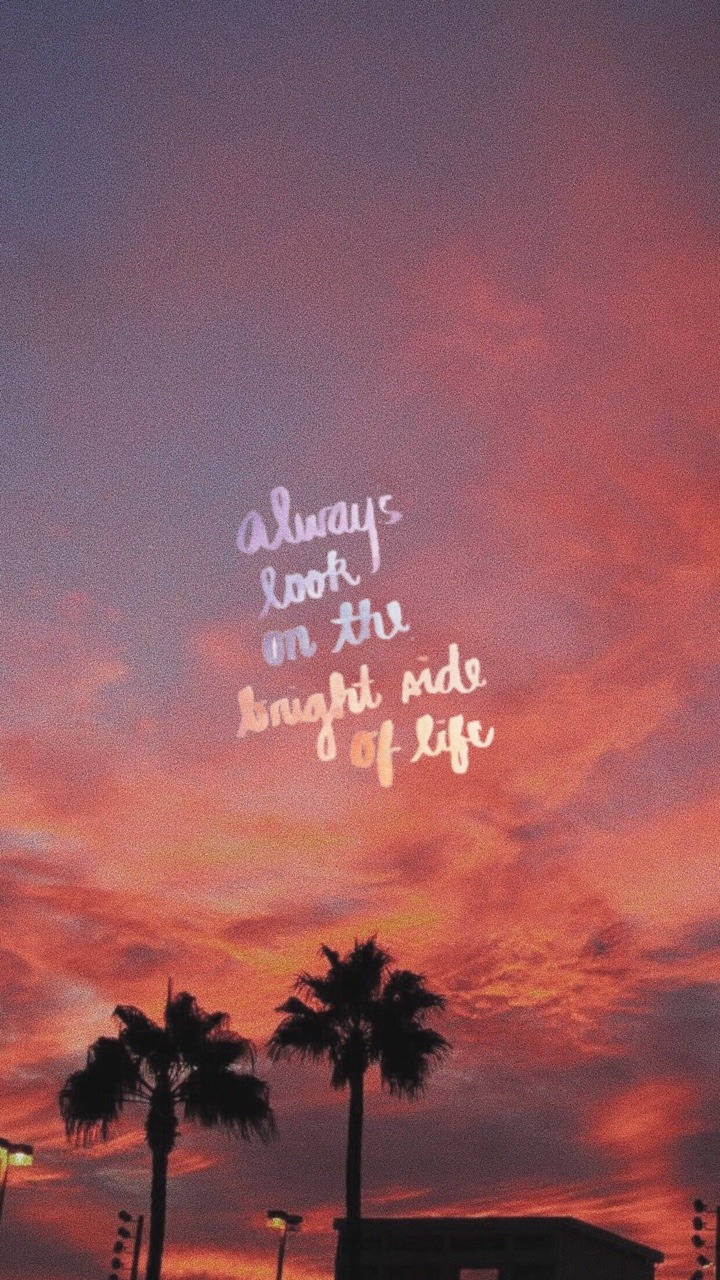 720x1280 Download Look At The Bright Side Motivational Mobile Wallpaper