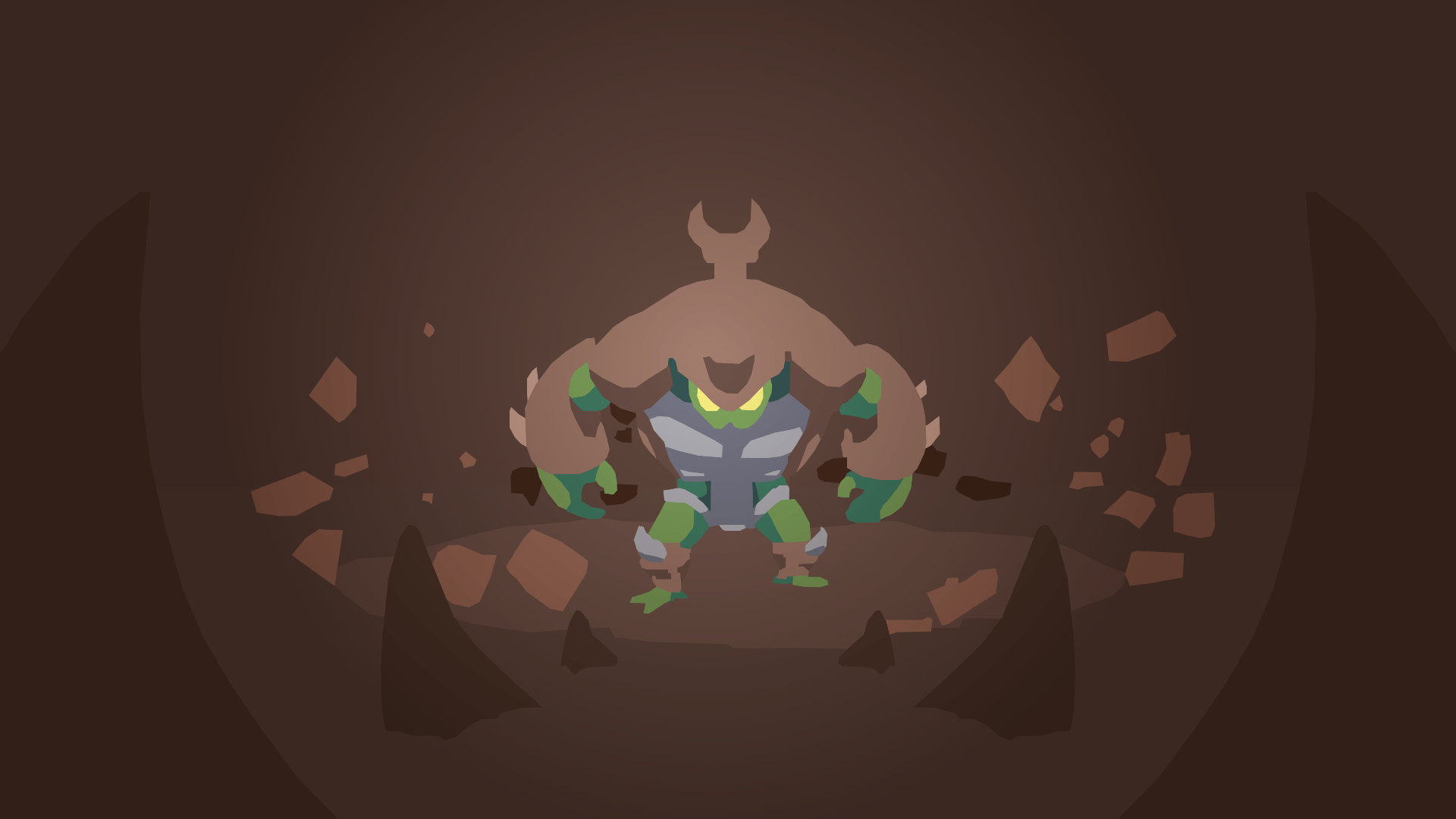 1920x1080 Rivals of Aether Kragg Minimalist