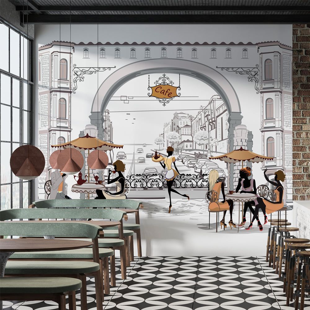 1000x1000 BEST RESTAURANT WALLPAPER DESIGNS FOR WALLS