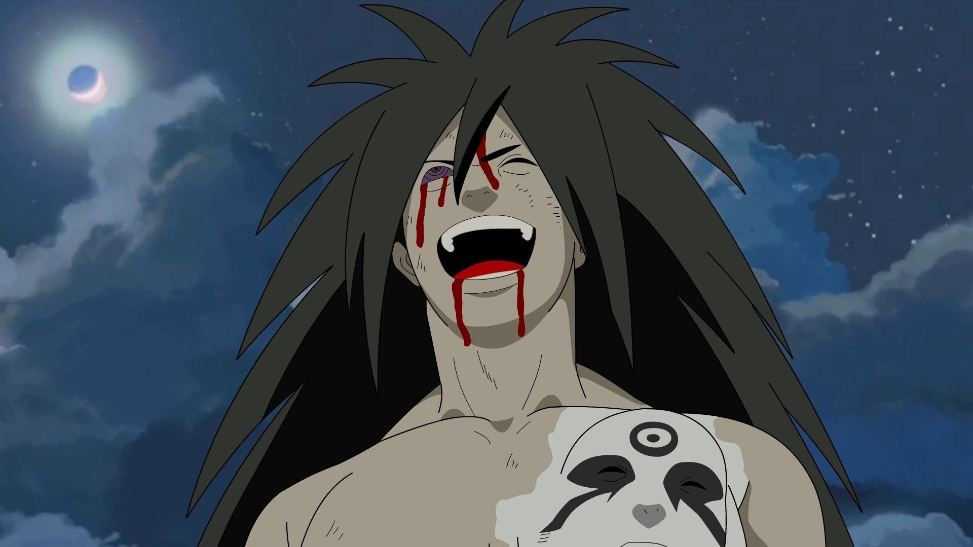 1920x1080 Madara Uchiha Laugh