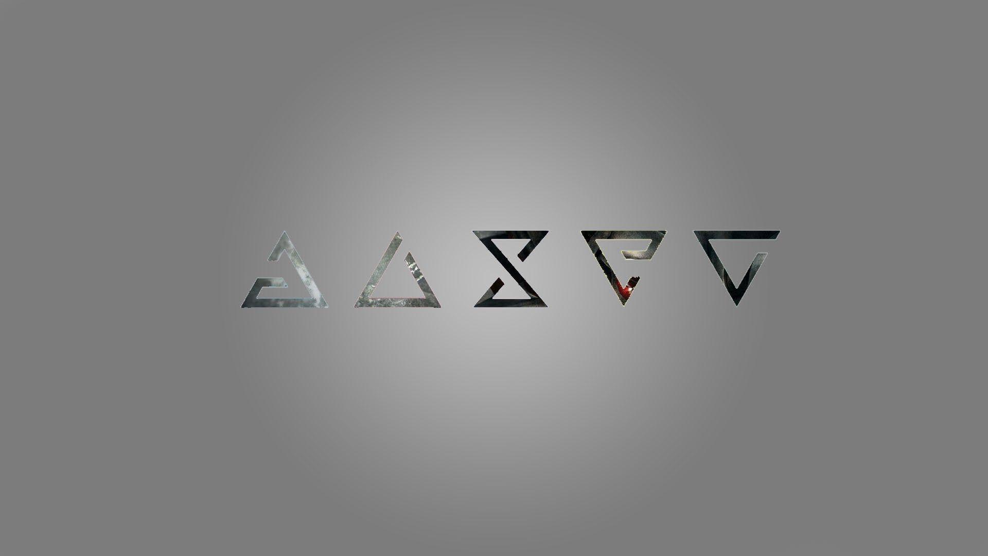1920x1080 My take on minimal Witcher Signs