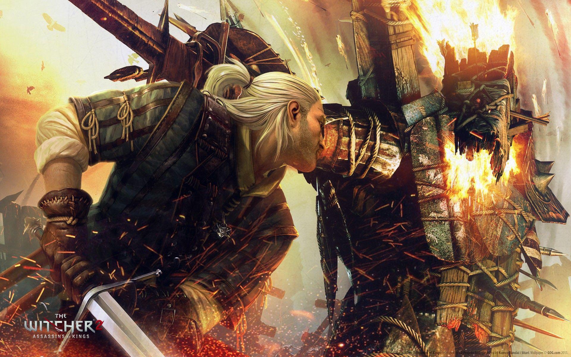 1920x1200 #The Witcher, #The Witcher 2: Assassins of Kings, #Geralt