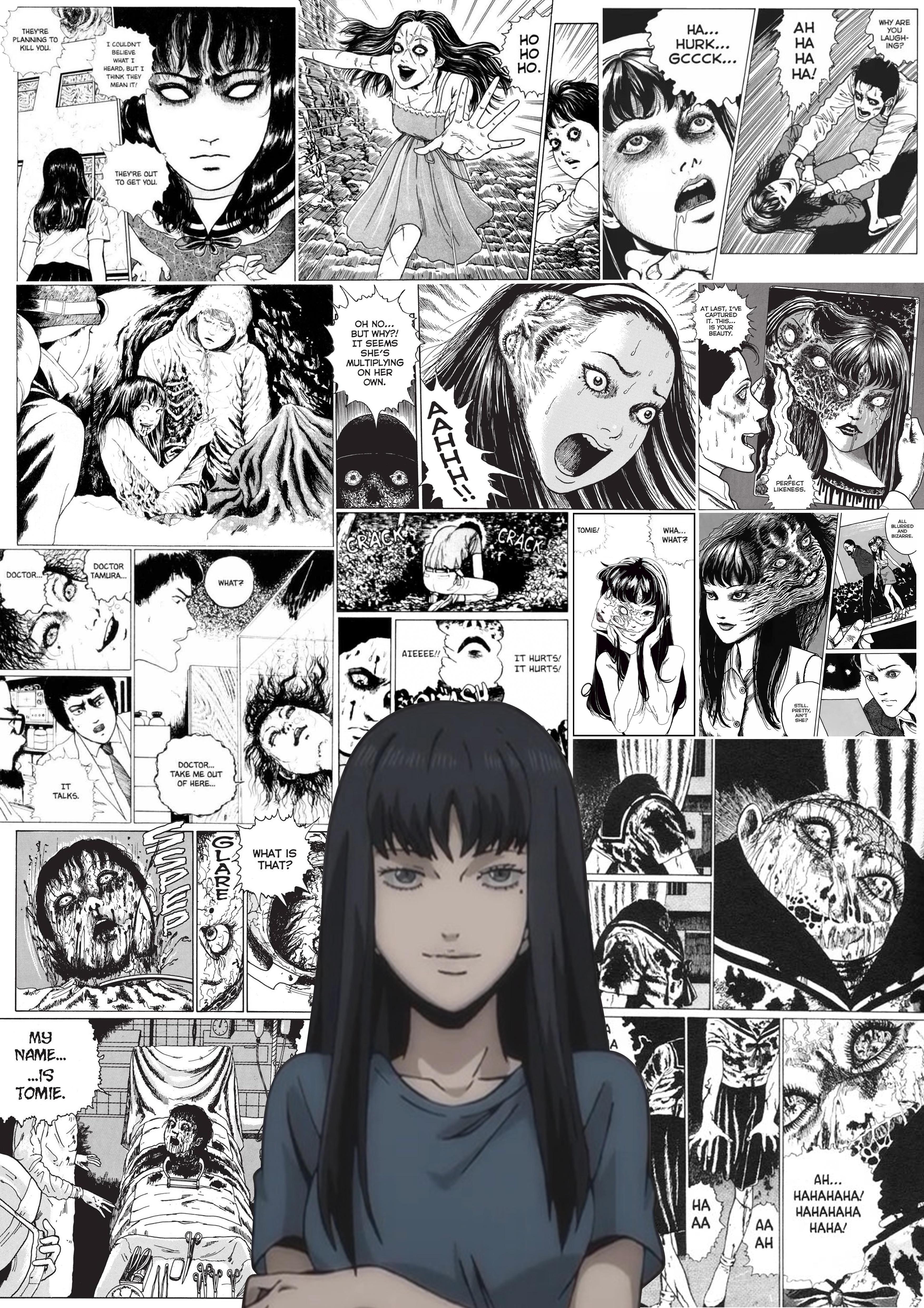 3508x4961 Konichiwa my fellow Junji Ito fans, I compiled few of the Tomie manga panels to create this wallpaper. You're free to use this as your phone wallpaper or print. I don't mind
