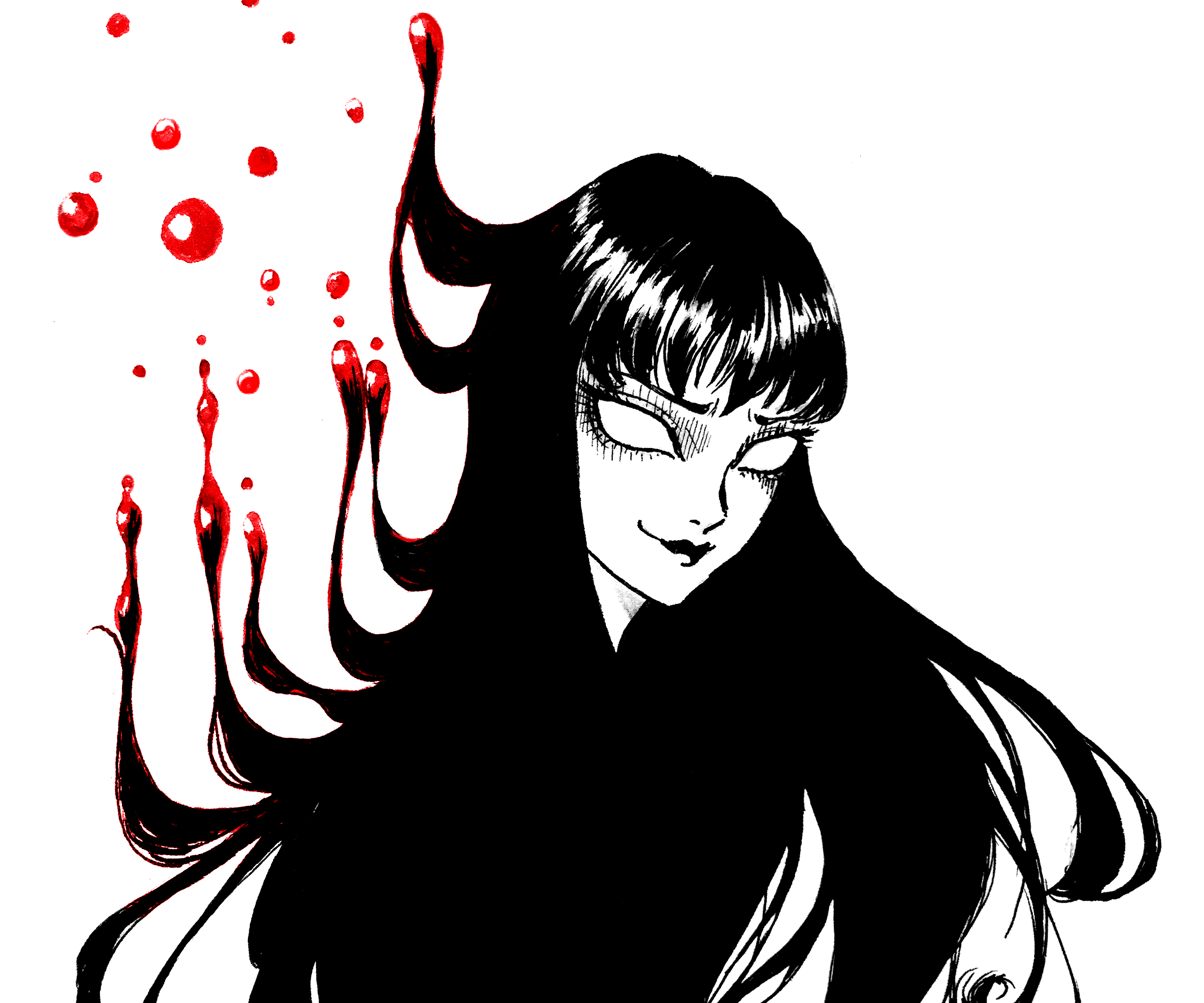 2448x2040 Download Anime Tomie HD Wallpaper