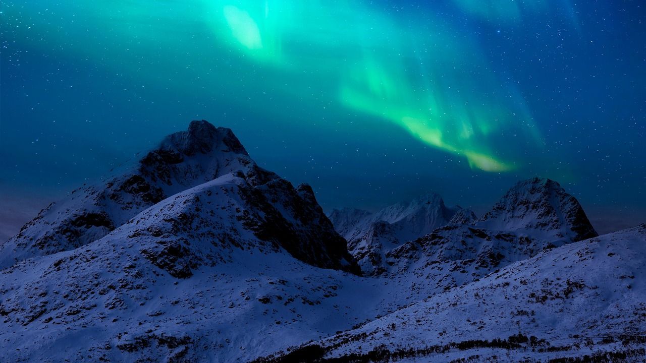 1280x720 Free Polar Night & Northern Lights Image